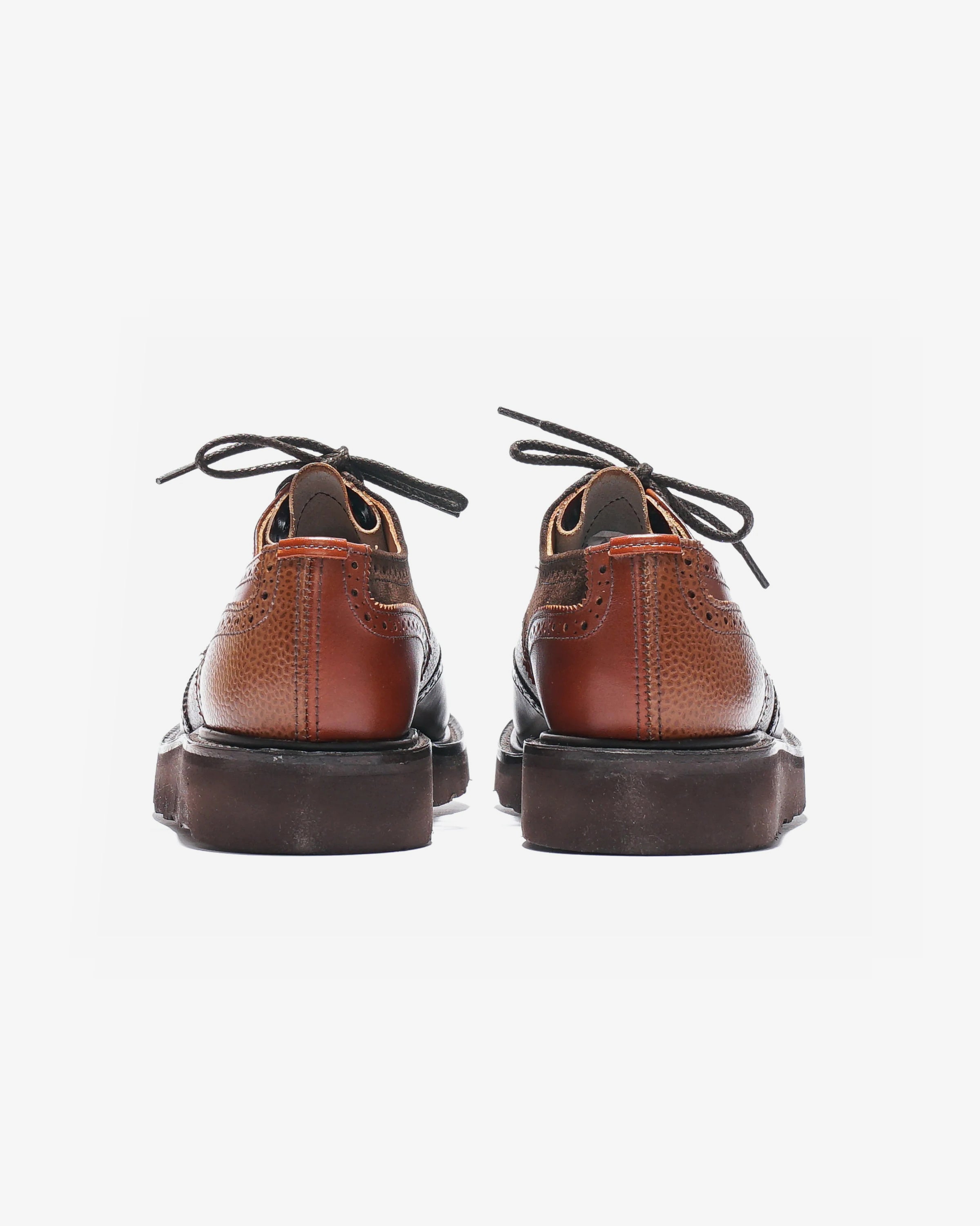 Tricker's x Nepenthes Multi-Tone Derby - Moreflex Sole - Brown – Tricker's x Nepenthes – Nepenthes London