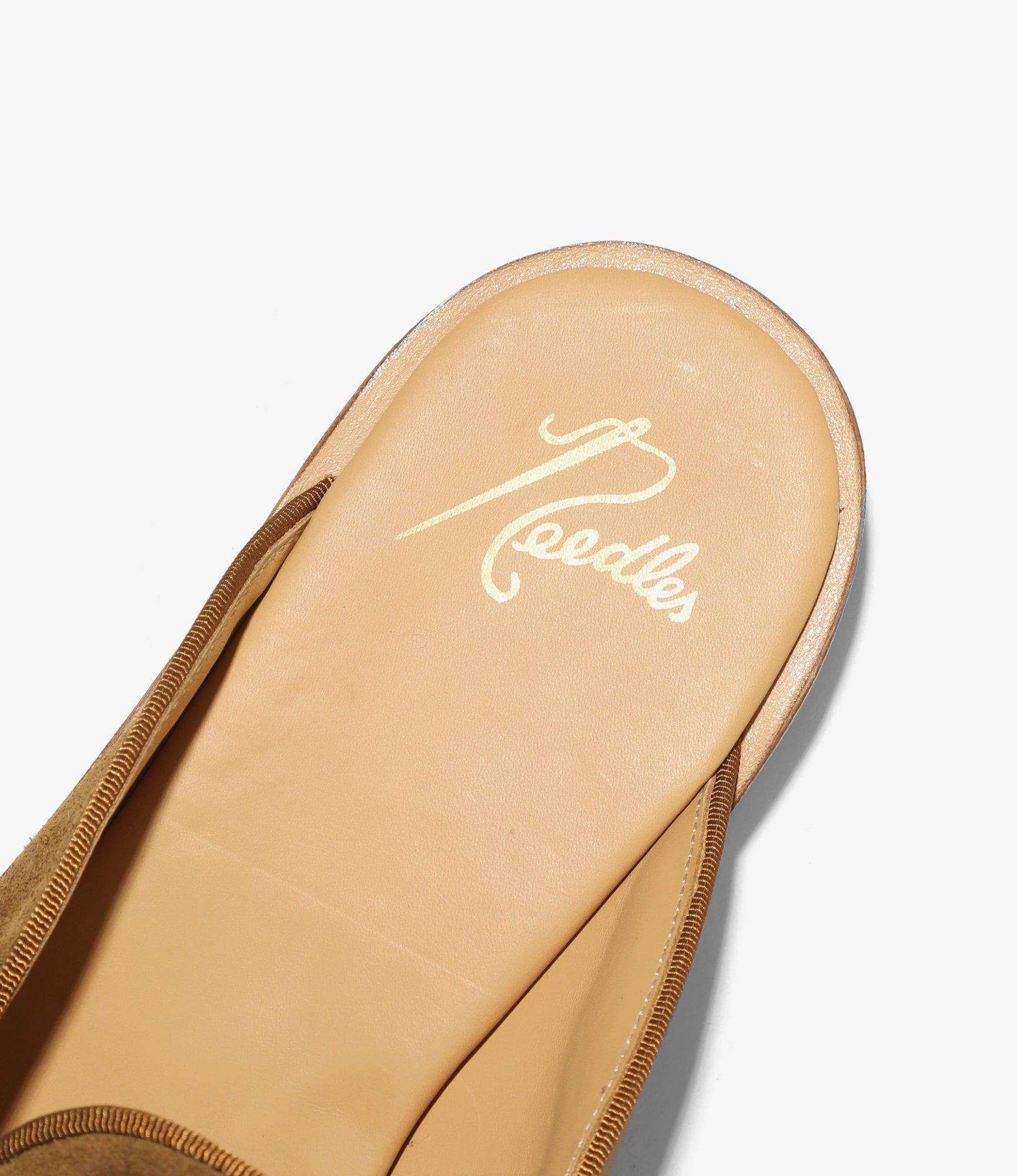 Needles Papillon Emb Slip-In - Brown Suede – Needles – Nepenthes London