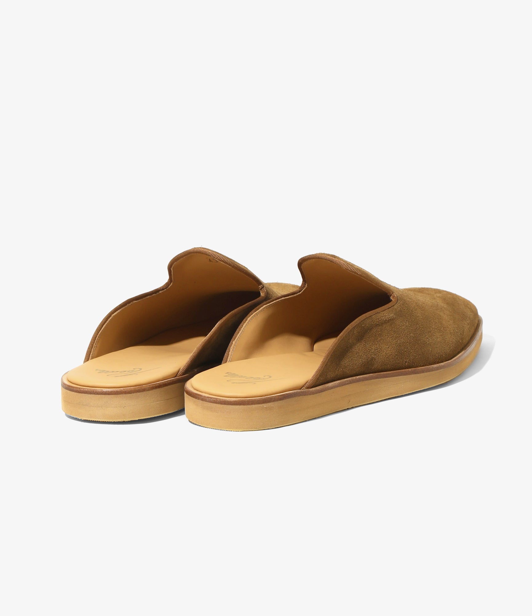 Needles Papillon Emb Slip-In - Brown Suede – Needles – Nepenthes London