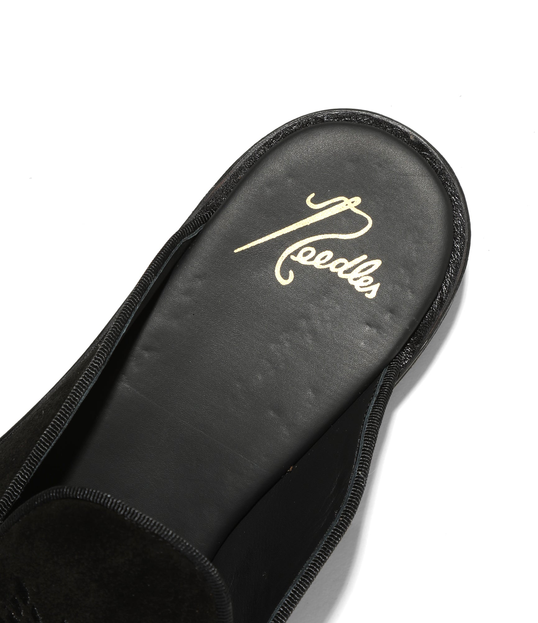 Needles Papillon Emb Slip-In - Black Suede – Needles – Nepenthes London