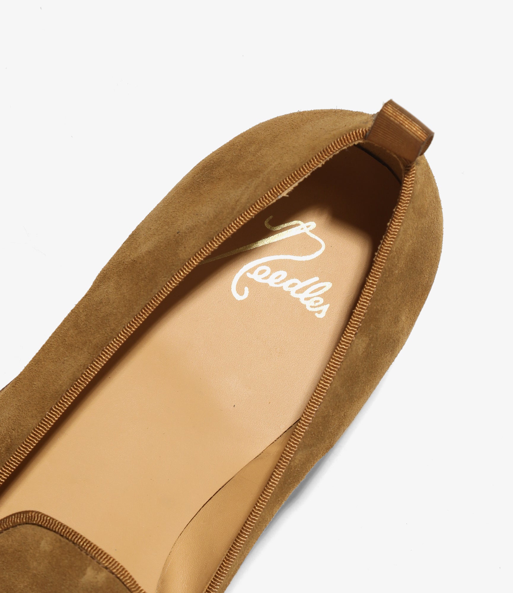 Needles Papillon Emb Slip-On - Brown Suede – Needles – Nepenthes London