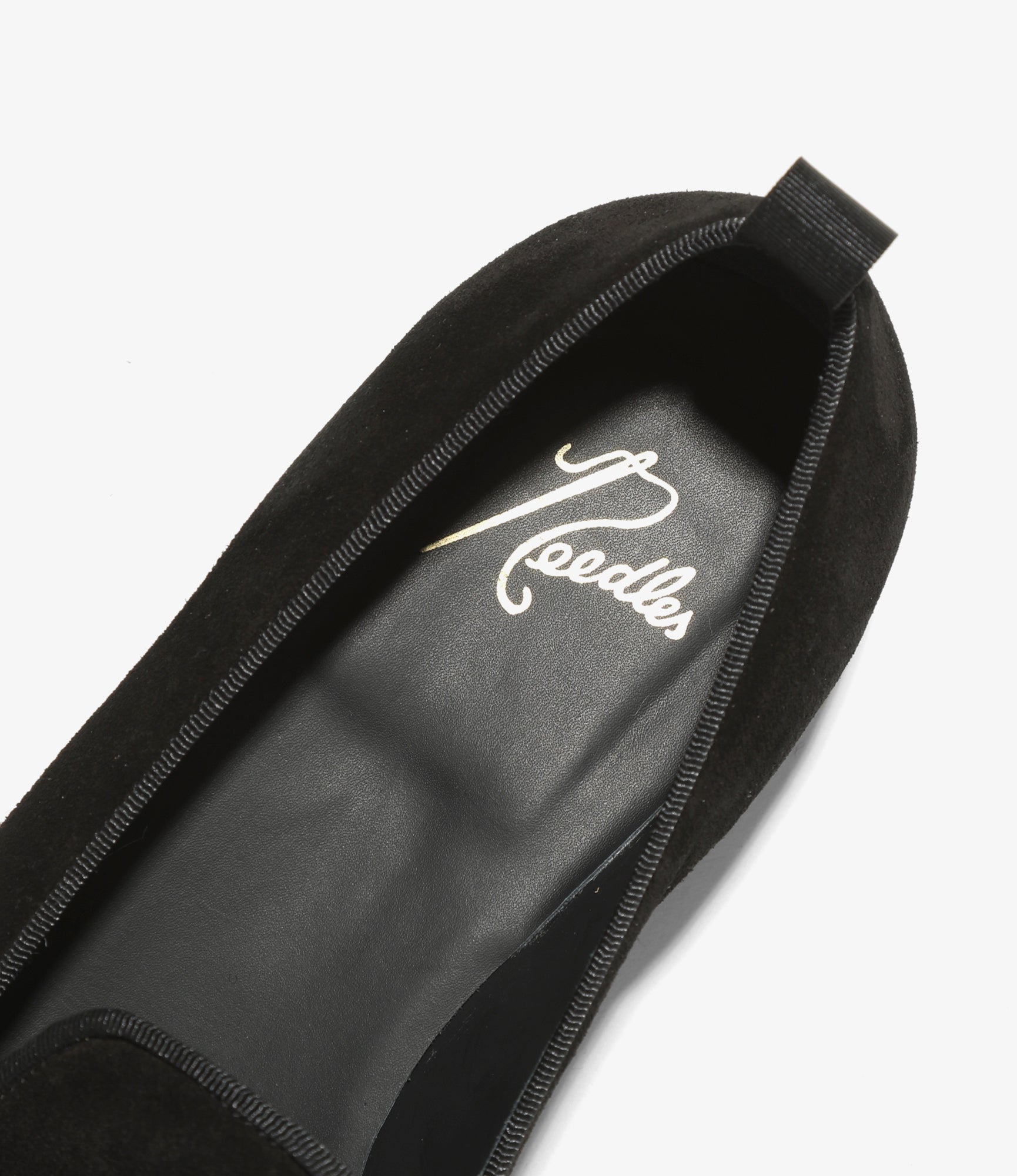 Needles Papillon Emb Slip-On - Black Suede – Needles – Nepenthes London