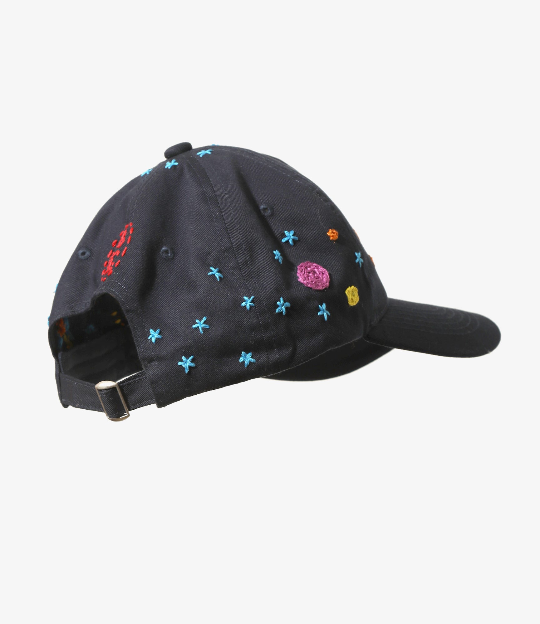 Baseball Cap – Navy 'Saturn & Moon' Embroidery