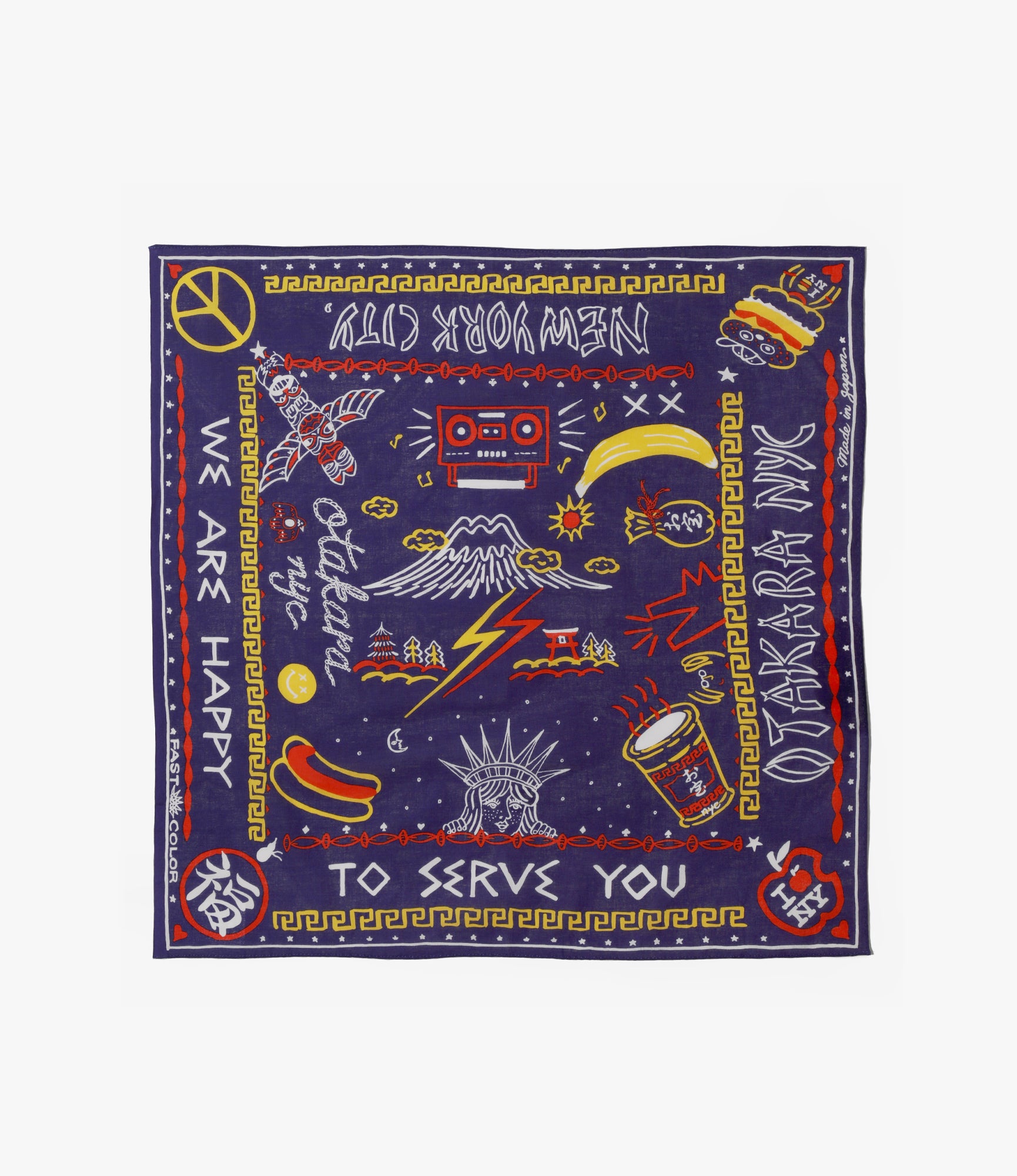 Cotton Bandana – 'NYC' Print