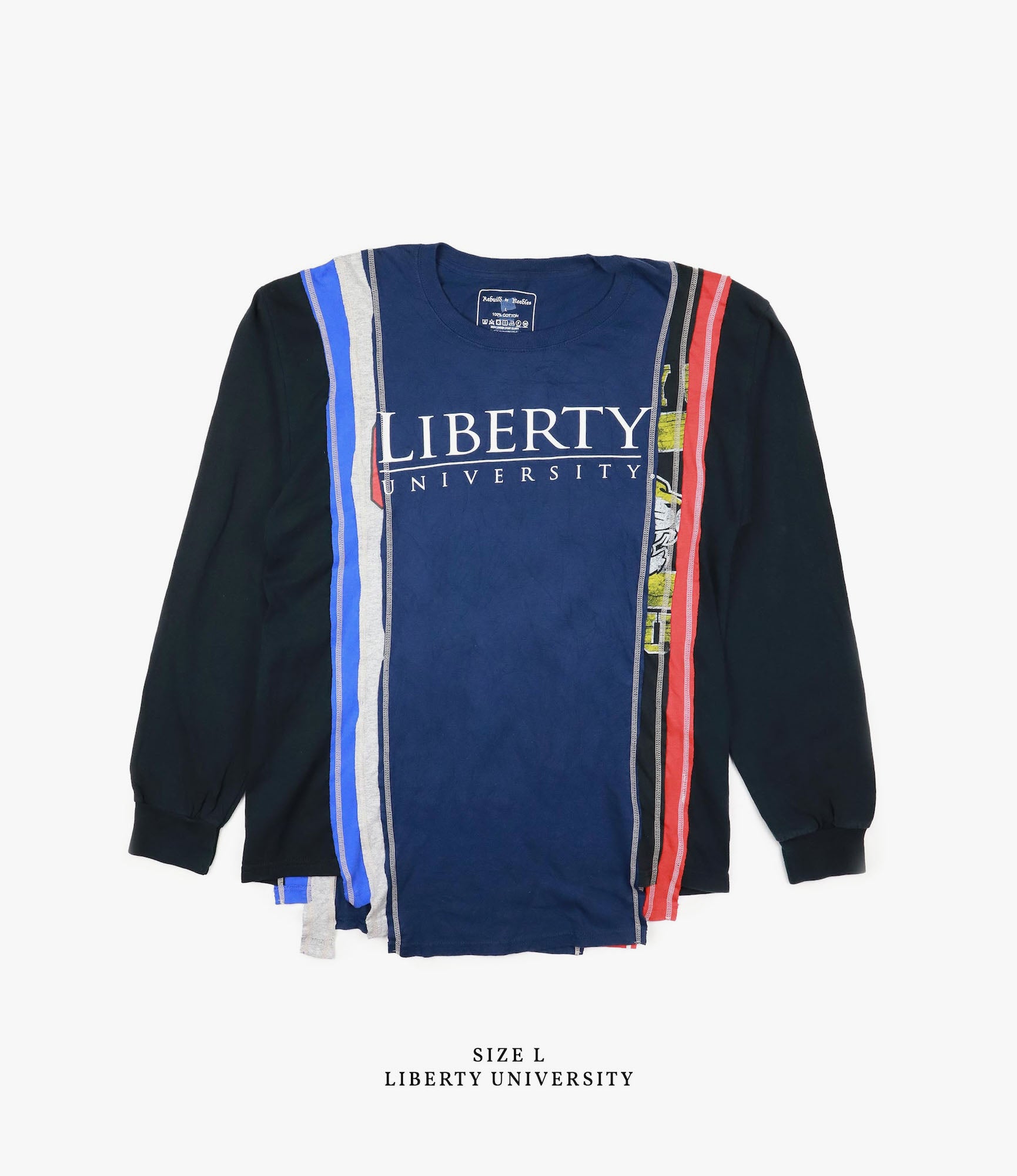 7 Cuts Long Sleeve College T-Shirt
