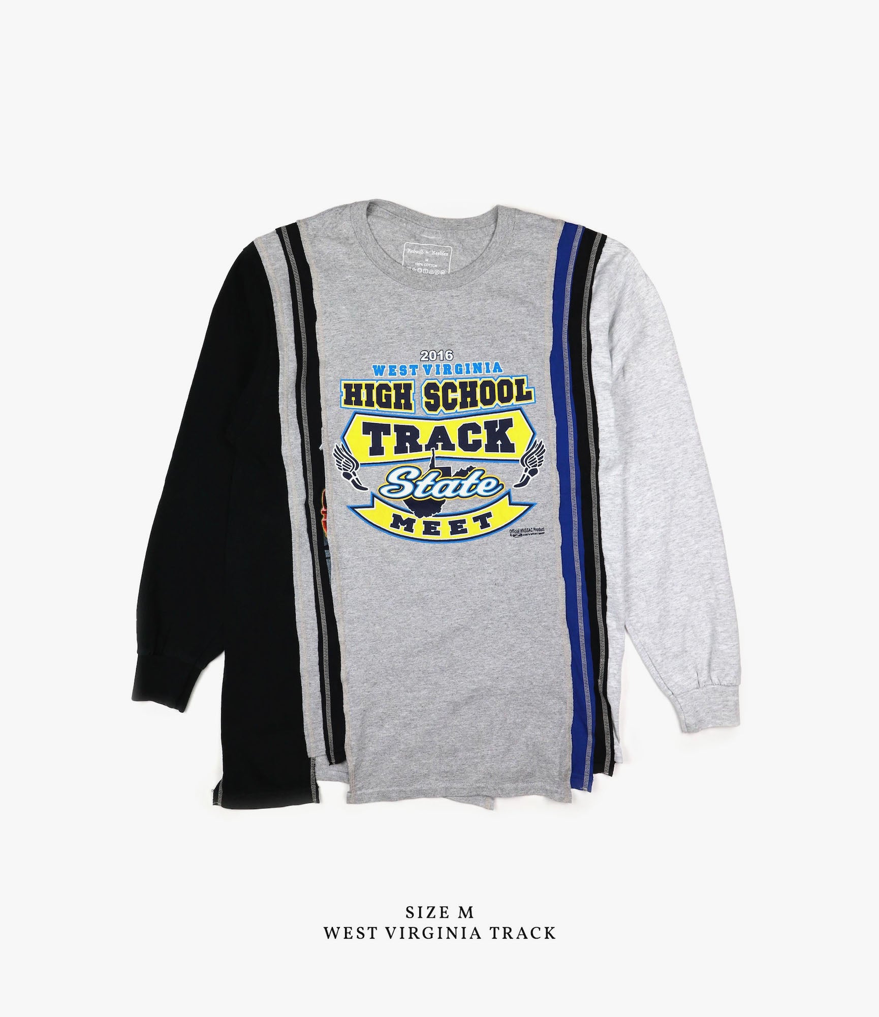 7 Cuts Long Sleeve College T-Shirt