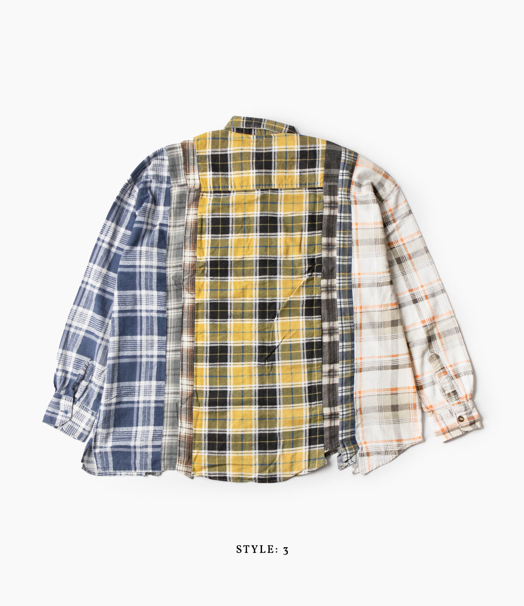 7 Cuts Wide Shirt – Assorted Flannel