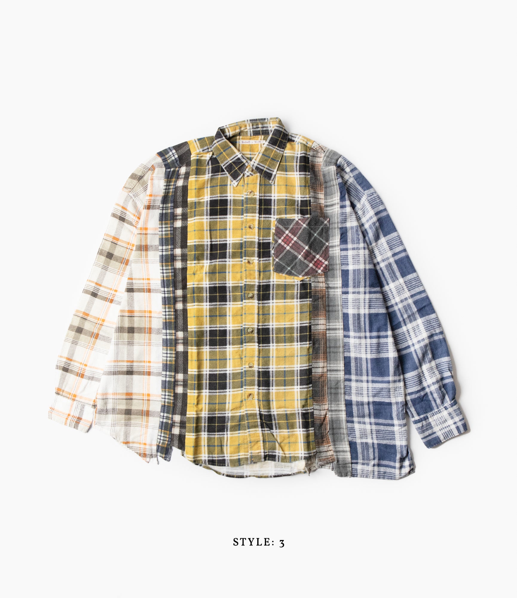 7 Cuts Wide Shirt – Assorted Flannel