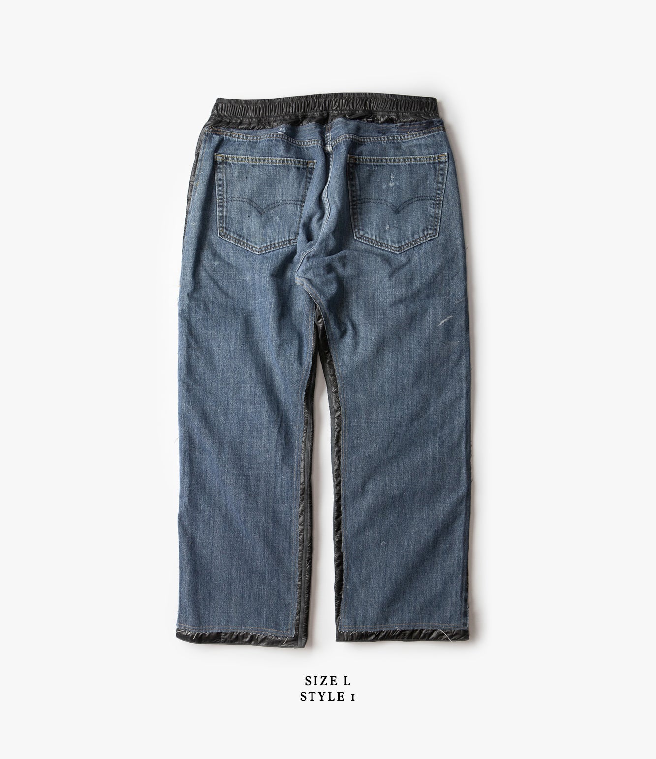 Covered Pant – Indigo Denim / Black Nylon
