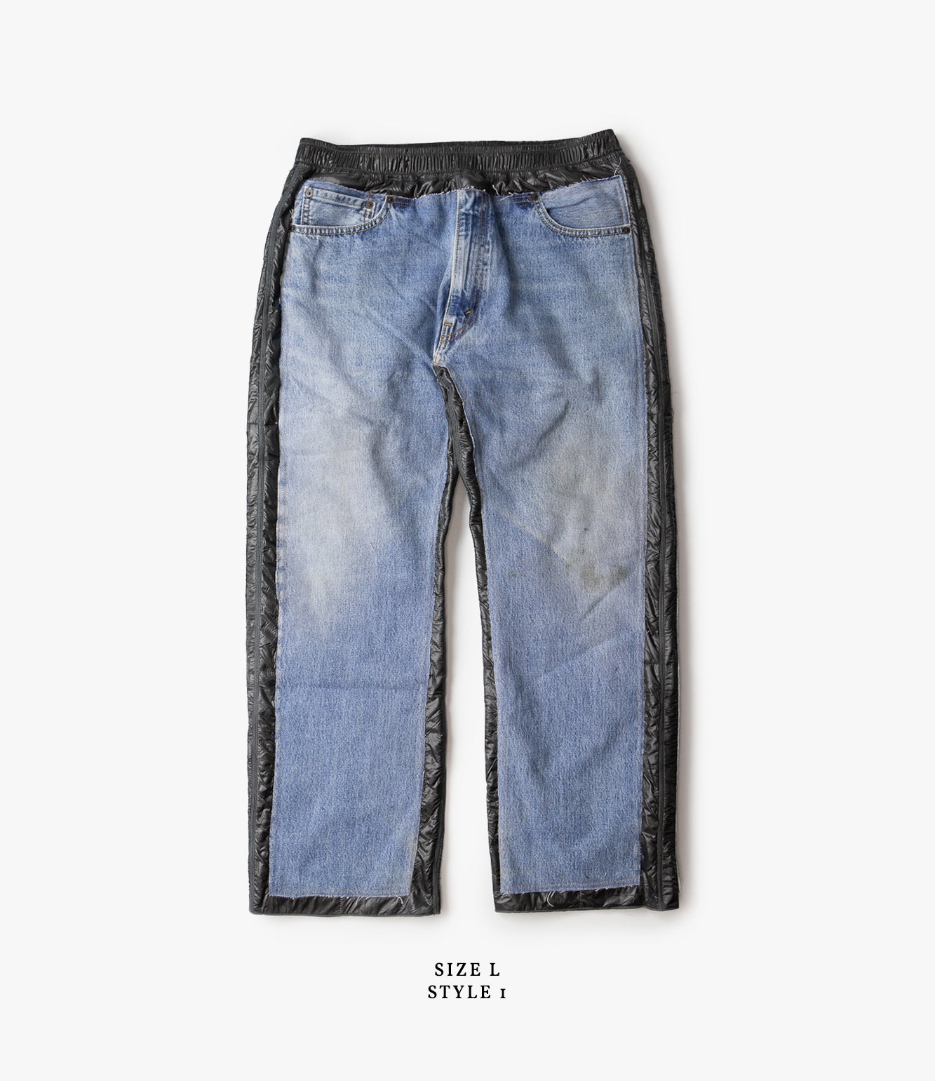 Covered Pant – Indigo Denim / Black Nylon
