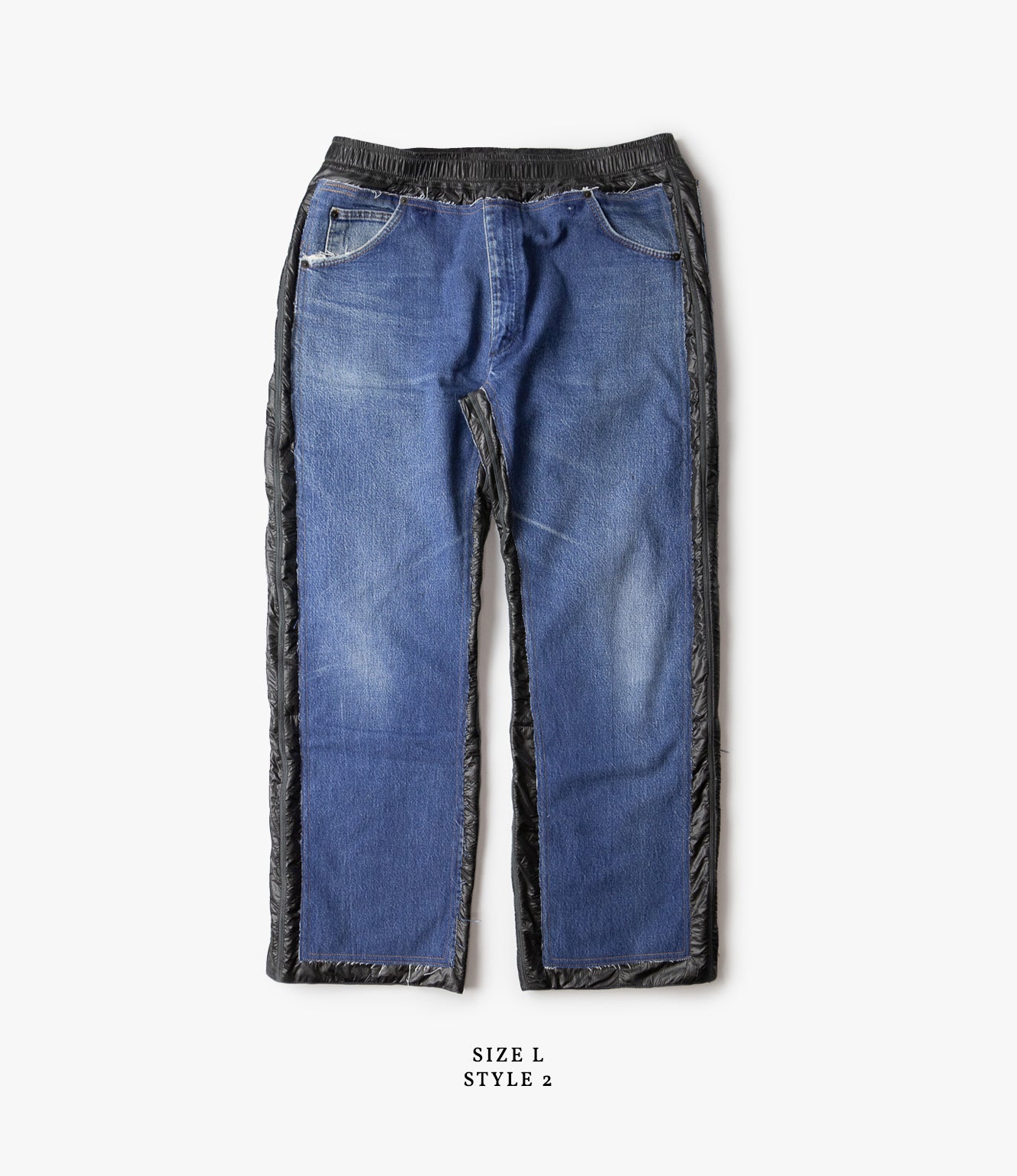 Covered Pant – Indigo Denim / Black Nylon