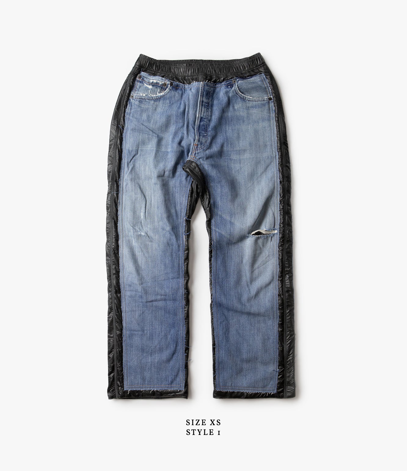 Covered Pant – Indigo Denim / Black Nylon