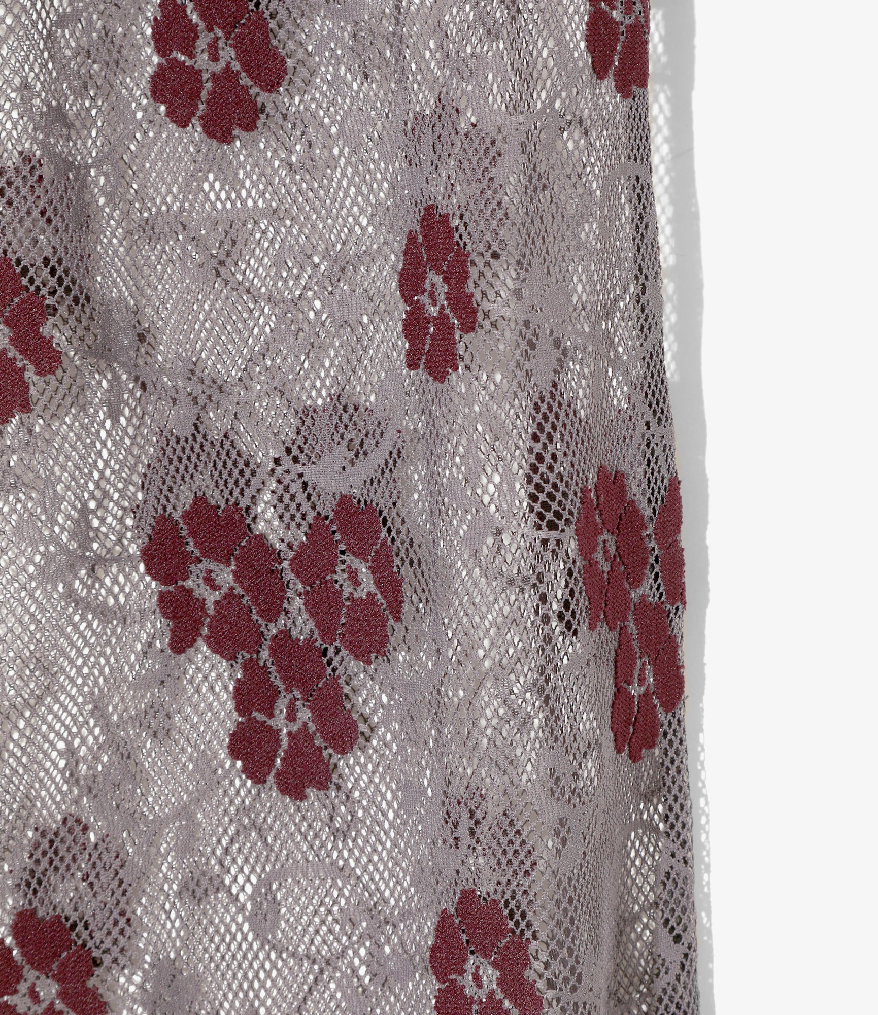 Pencil Skirt – Grey Flower Lace
