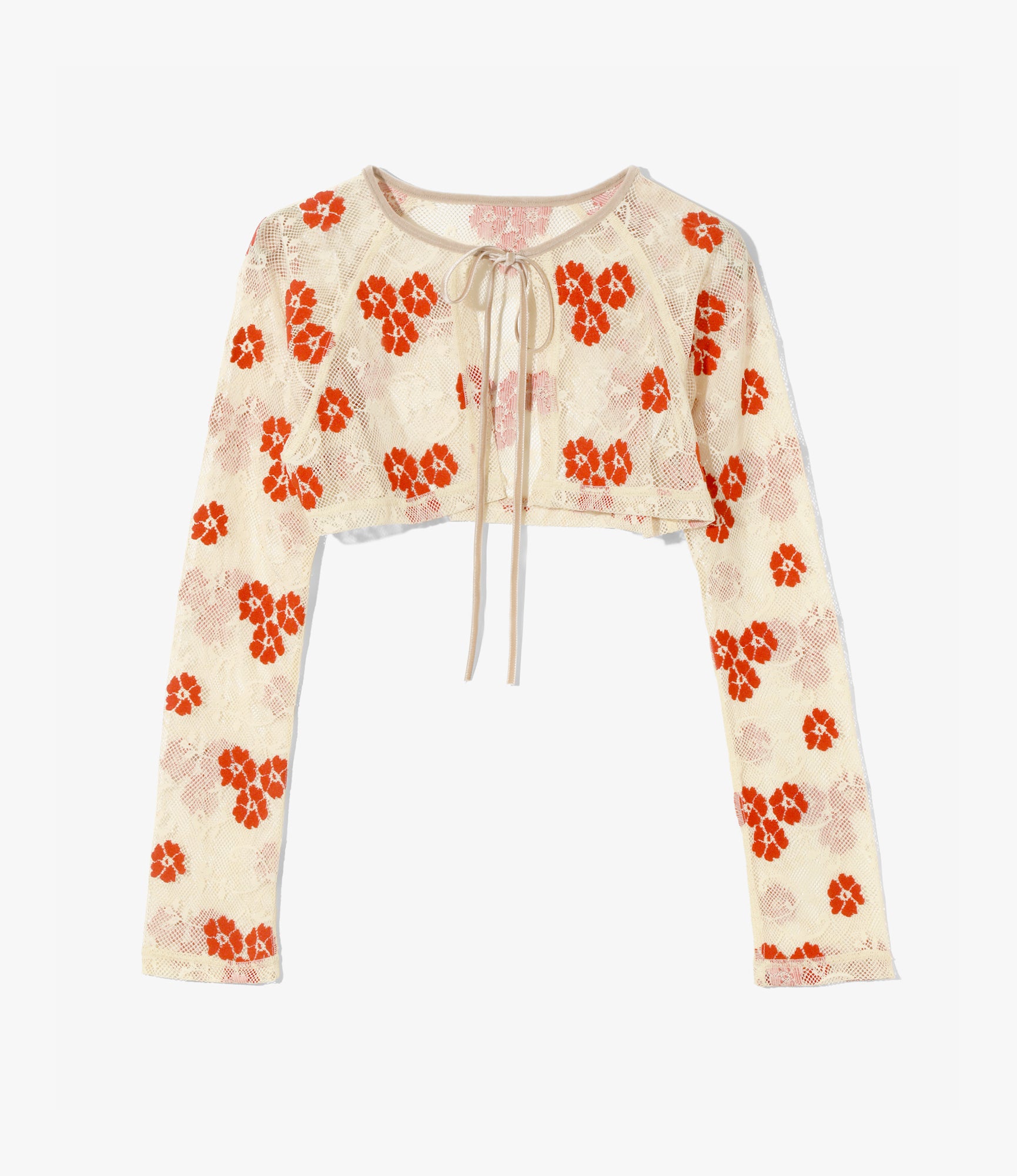 Spencer Bolero – Ivory Flower Lace