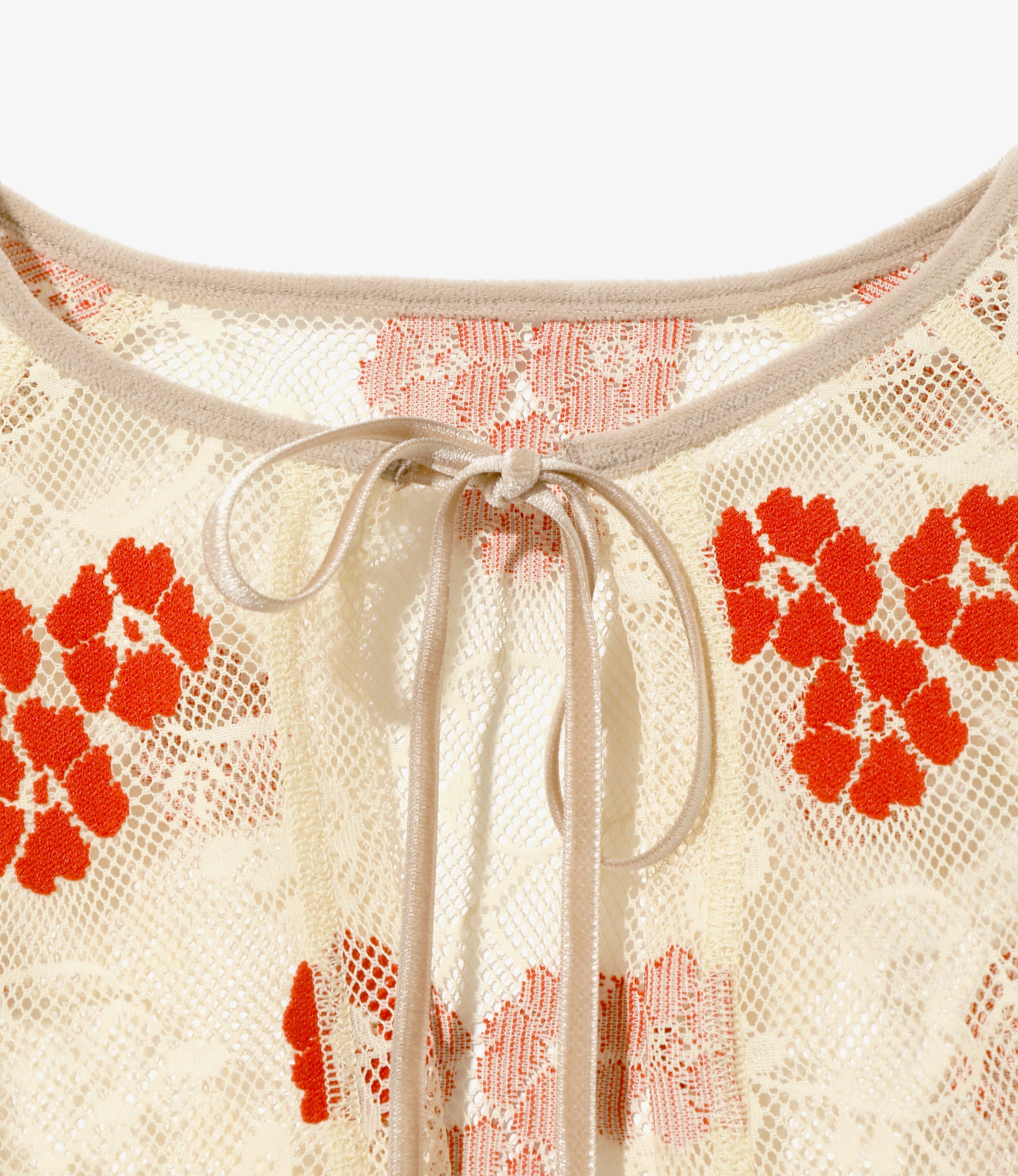 Spencer Bolero – Ivory Flower Lace