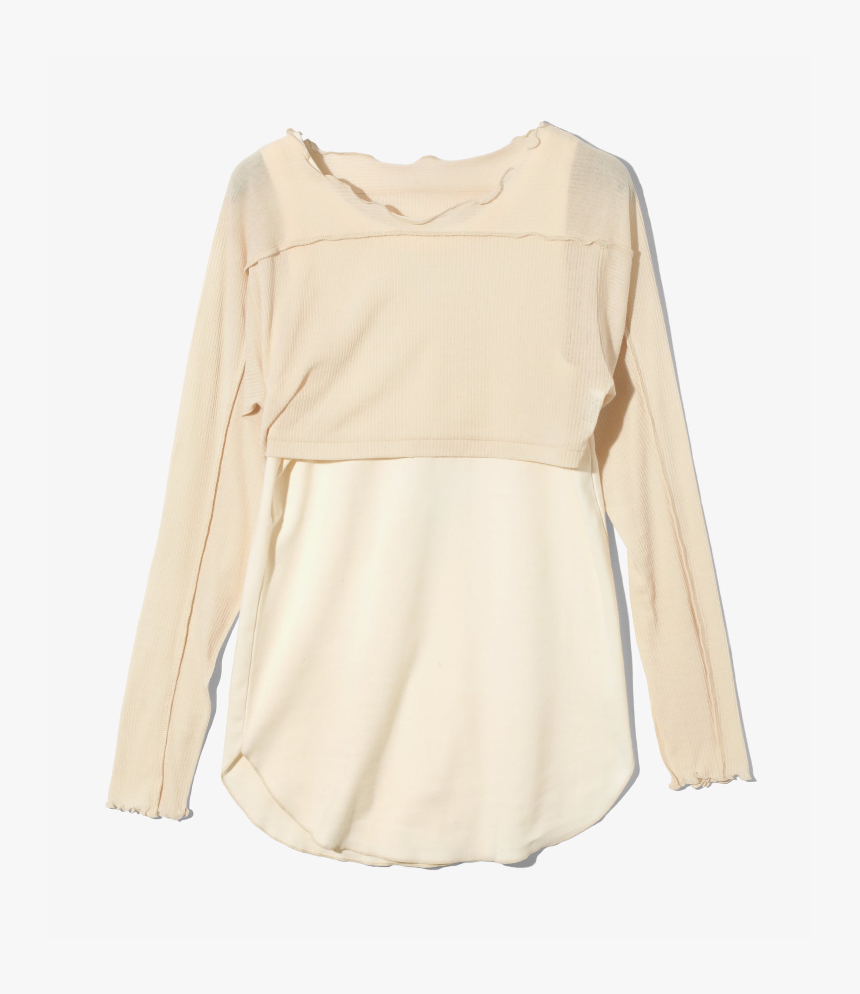 Tank Top/Long Sleeve T-Shirt – Natural