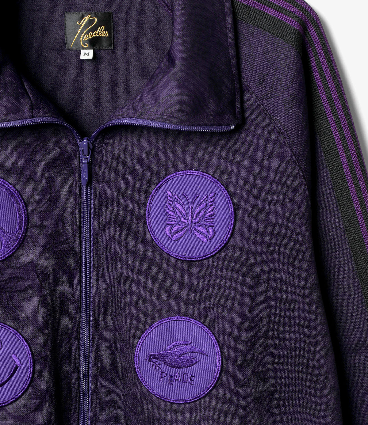 Track Jacket – Purple Jacquard | Needles × Albino & Preto
