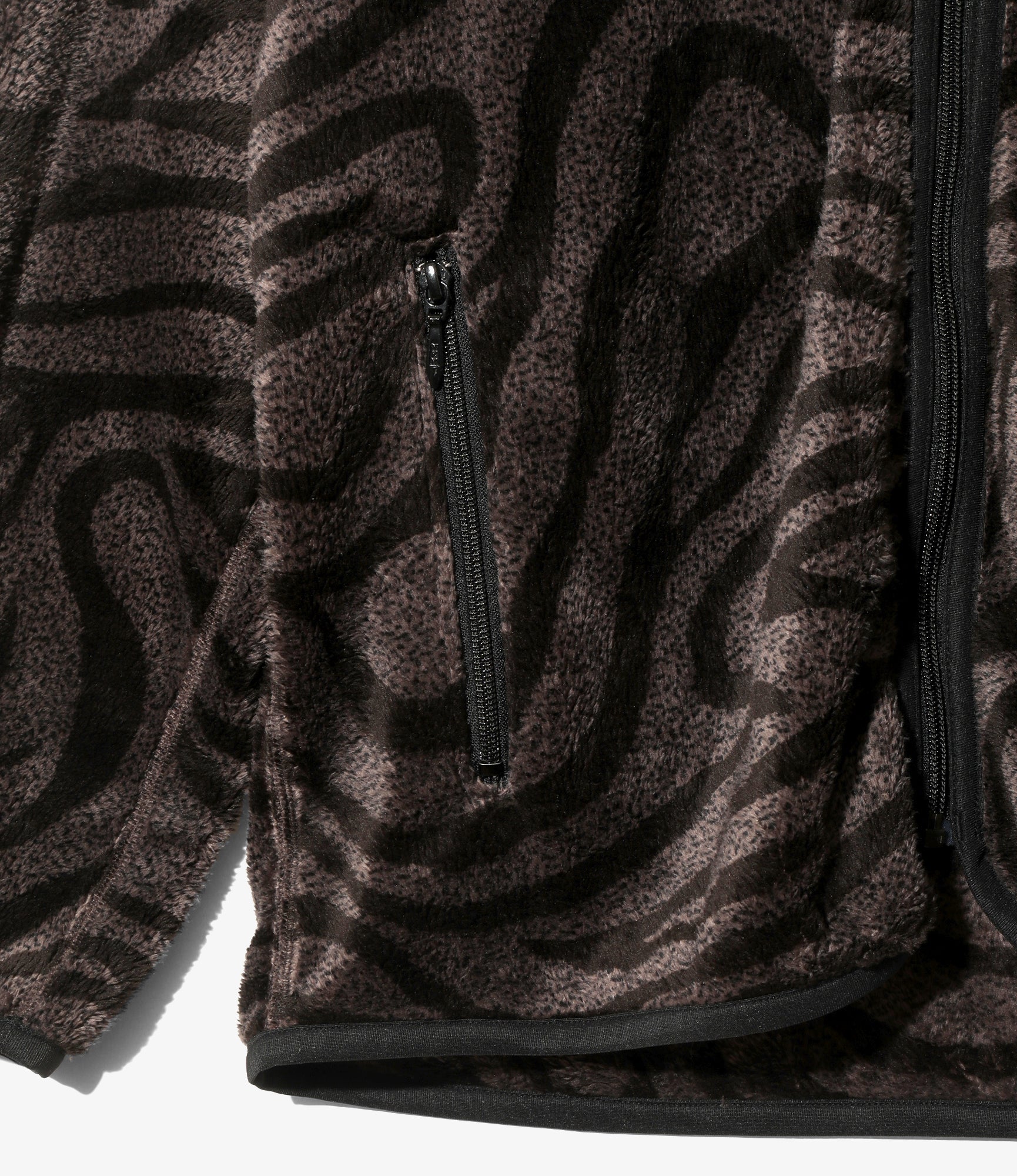 Piping Jacket – Mocha Fleece