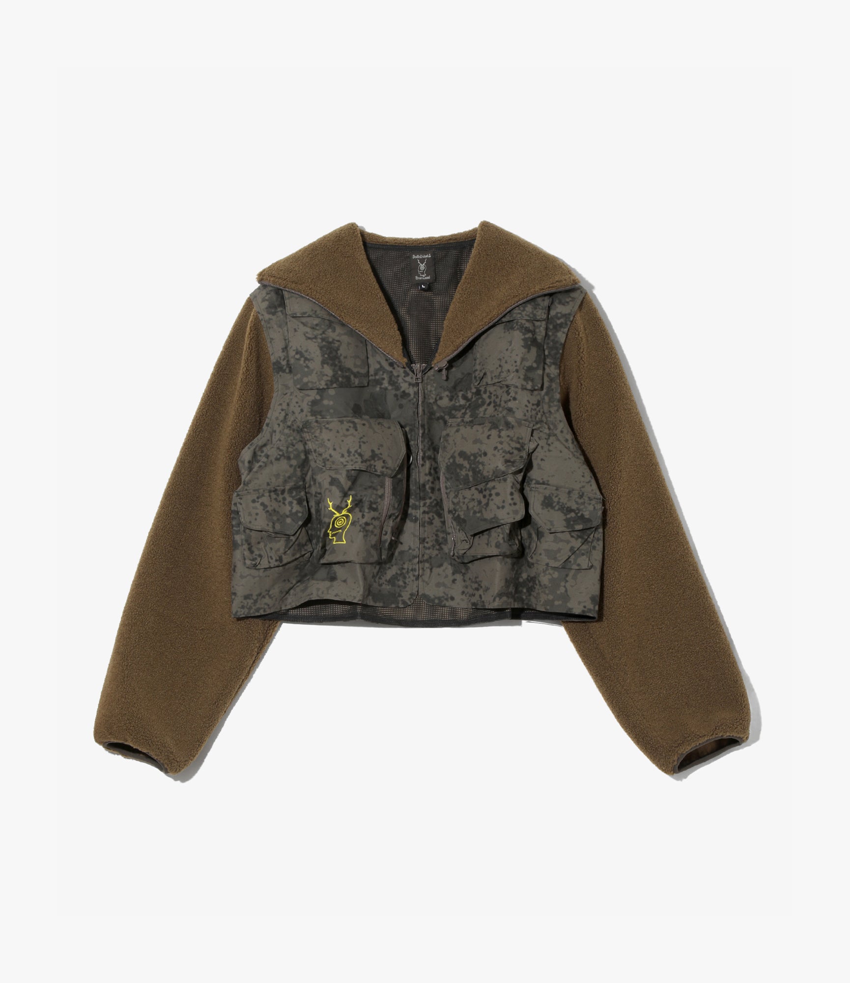 Short Tenkara Fleece Sleeve Jacket – Grey