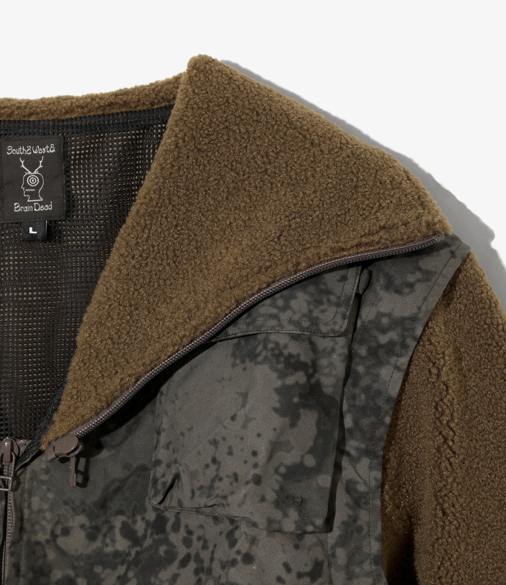 Short Tenkara Fleece Sleeve Jacket – Grey