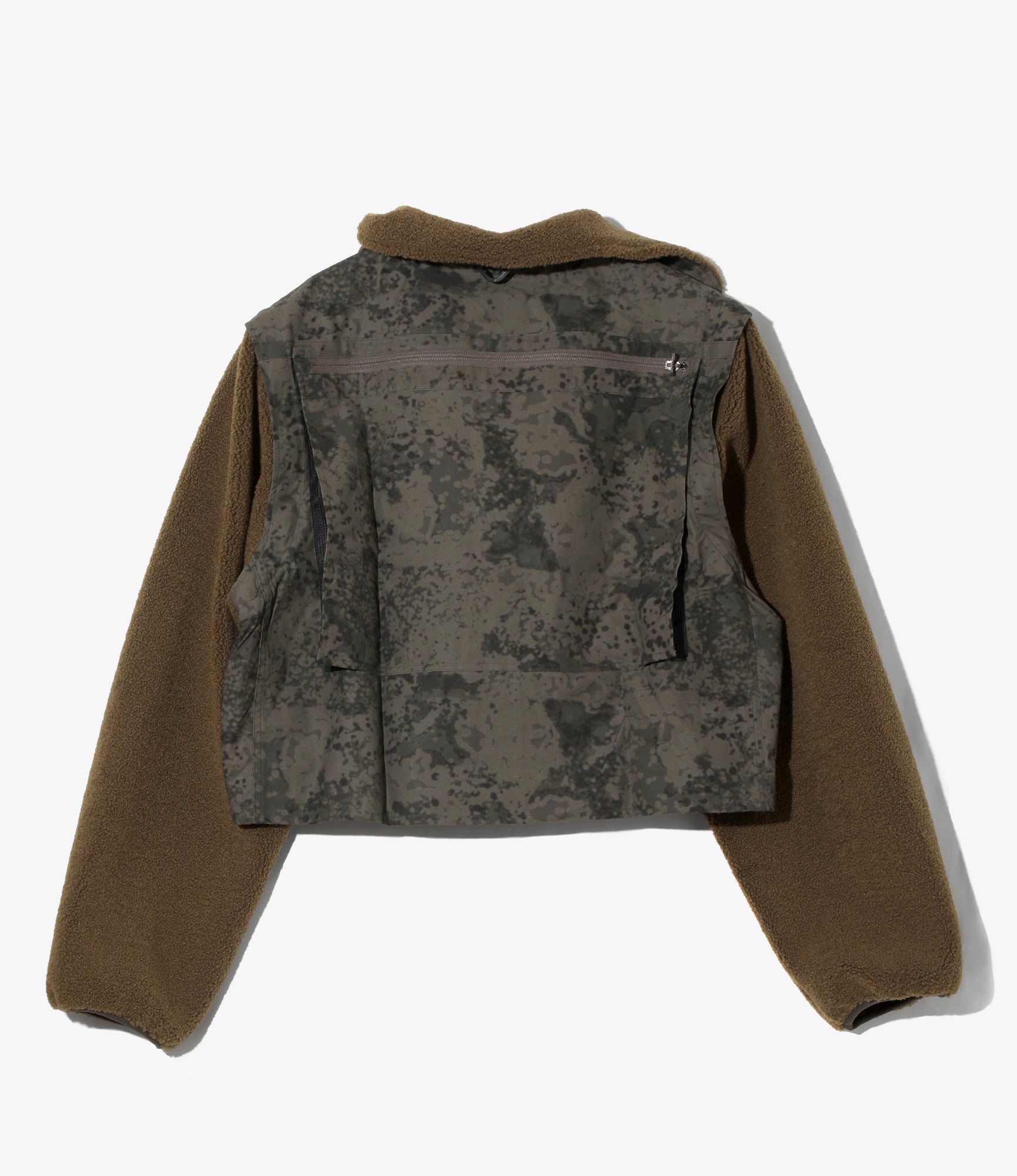 Short Tenkara Fleece Sleeve Jacket – Grey