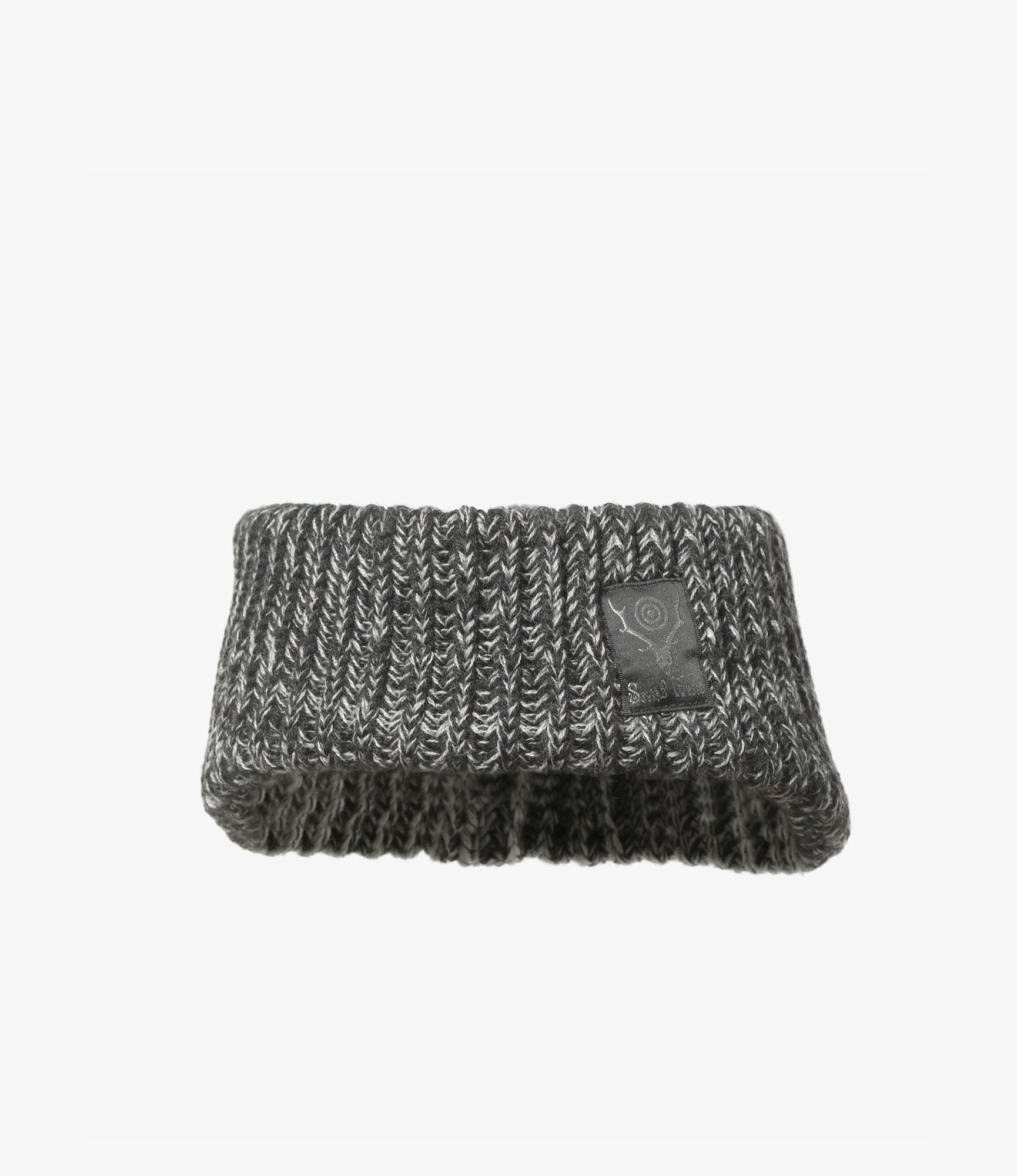 Knit Headband – Black Wool Blend