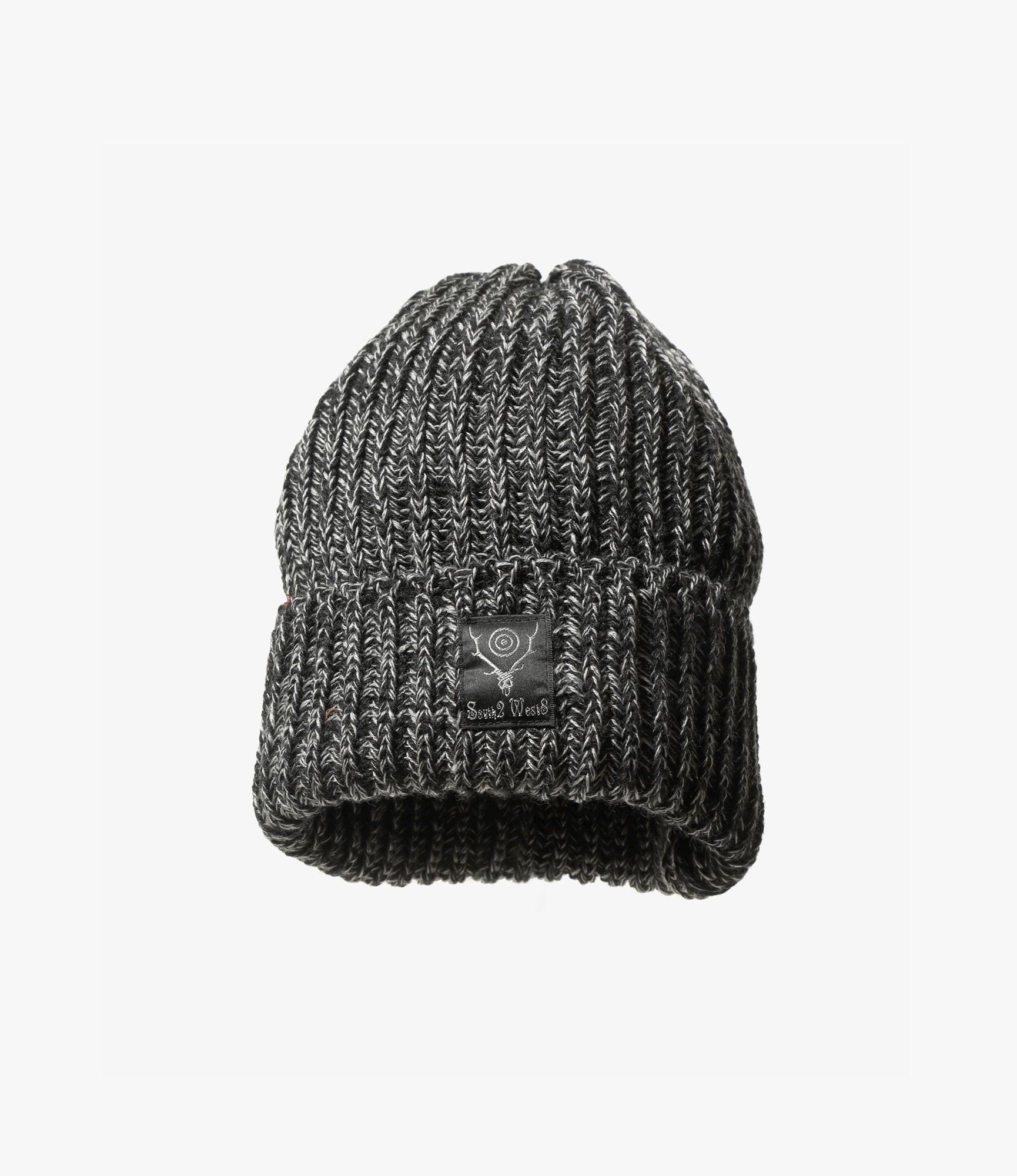 Knit Watch Cap – Black Wool Blend