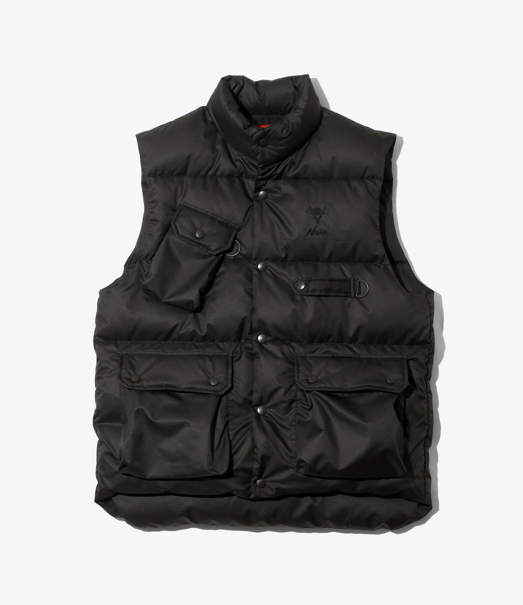 River Trek Down Vest – Black Ripstop