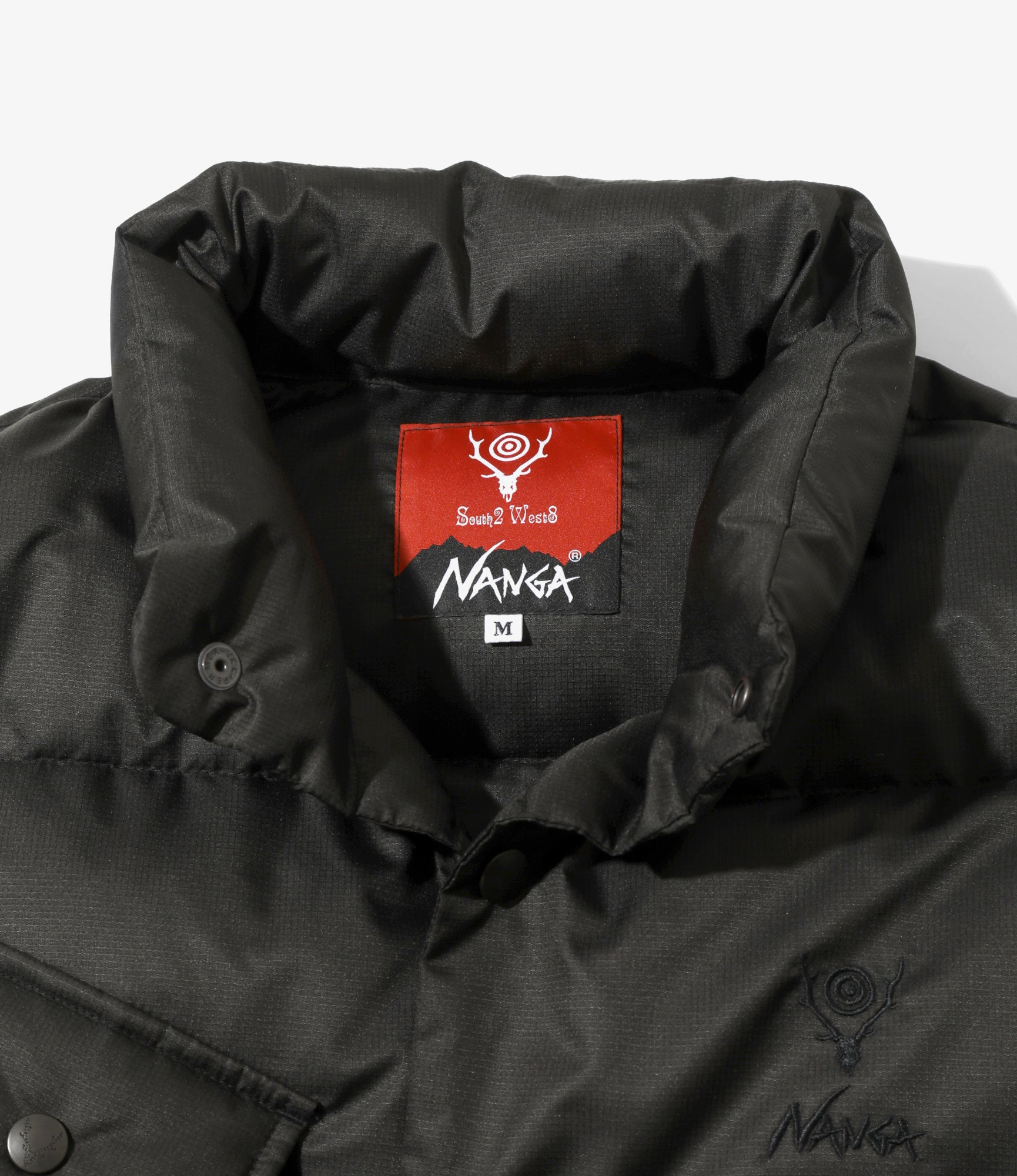 River Trek Down Vest – Black Ripstop