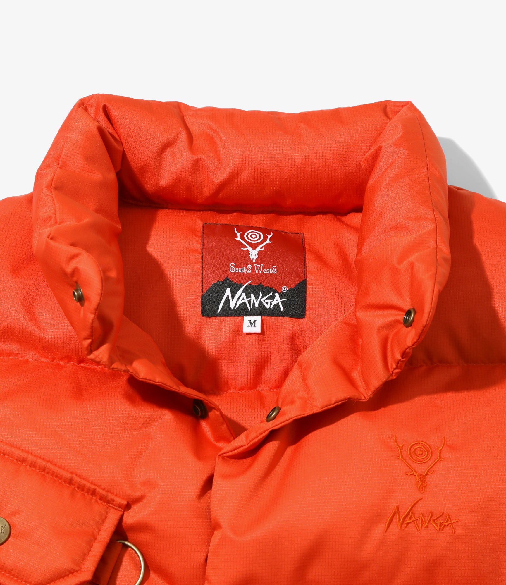 River Trek Down Vest – Orange Ripstop