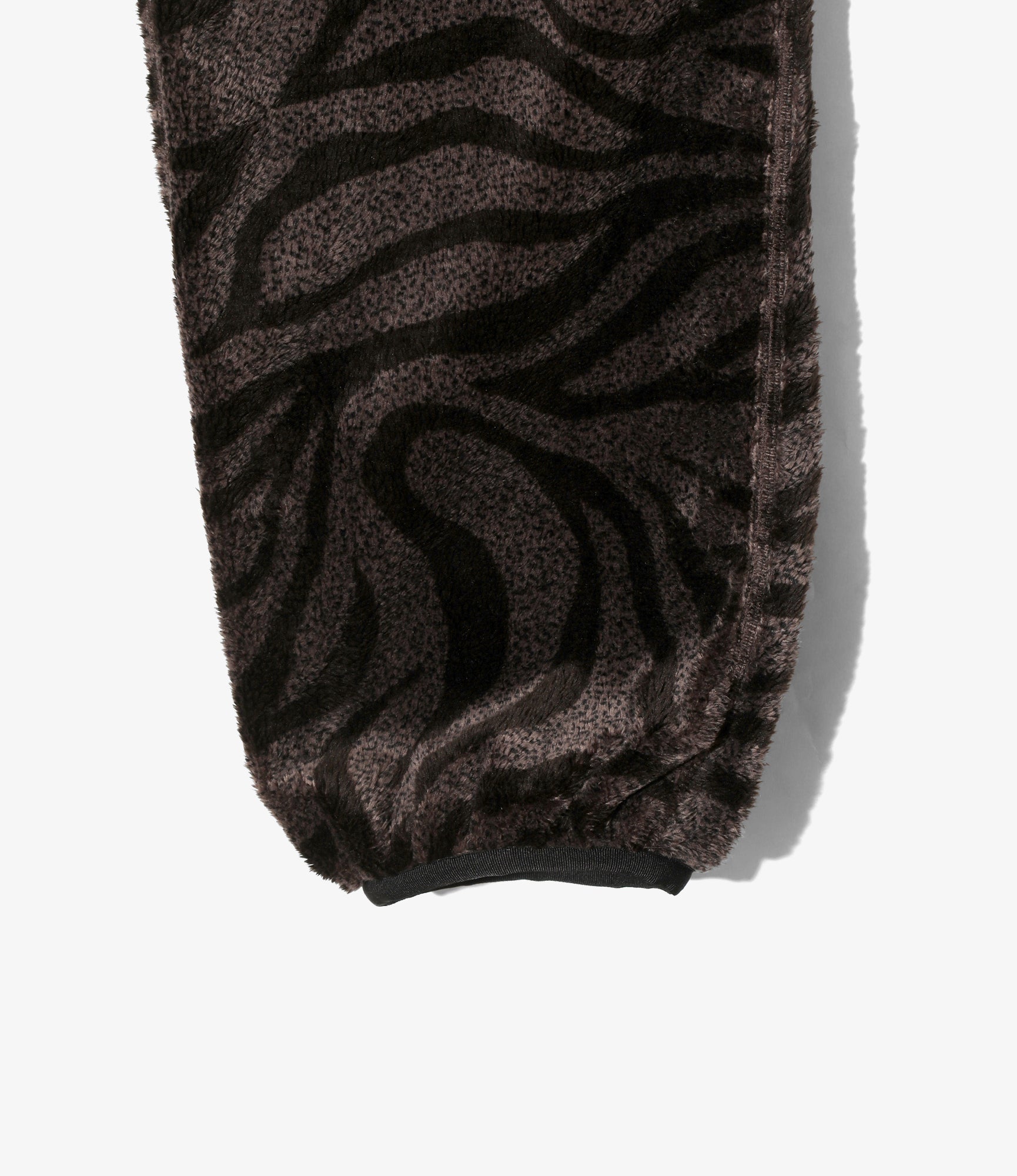 Piping Pant – Mocha Zebra Stripe Fleece