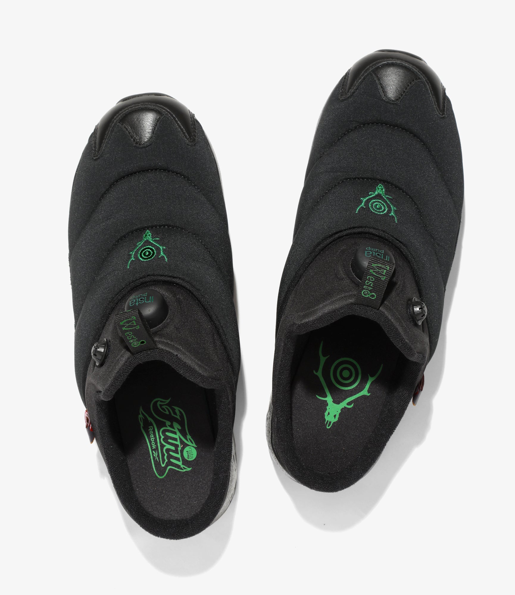 Instapump Fury Mule – Black/Green