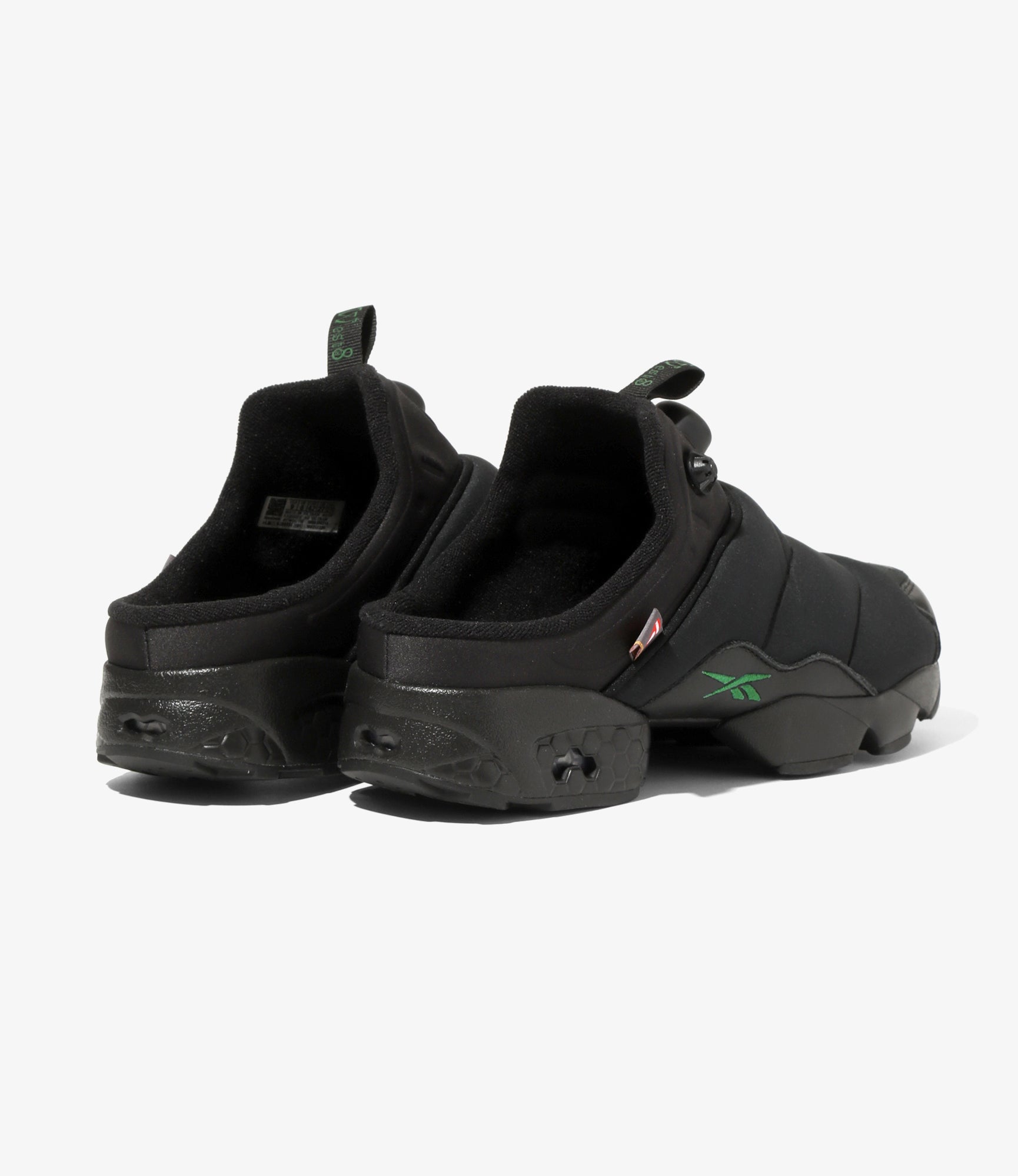 Instapump Fury Mule – Black/Green