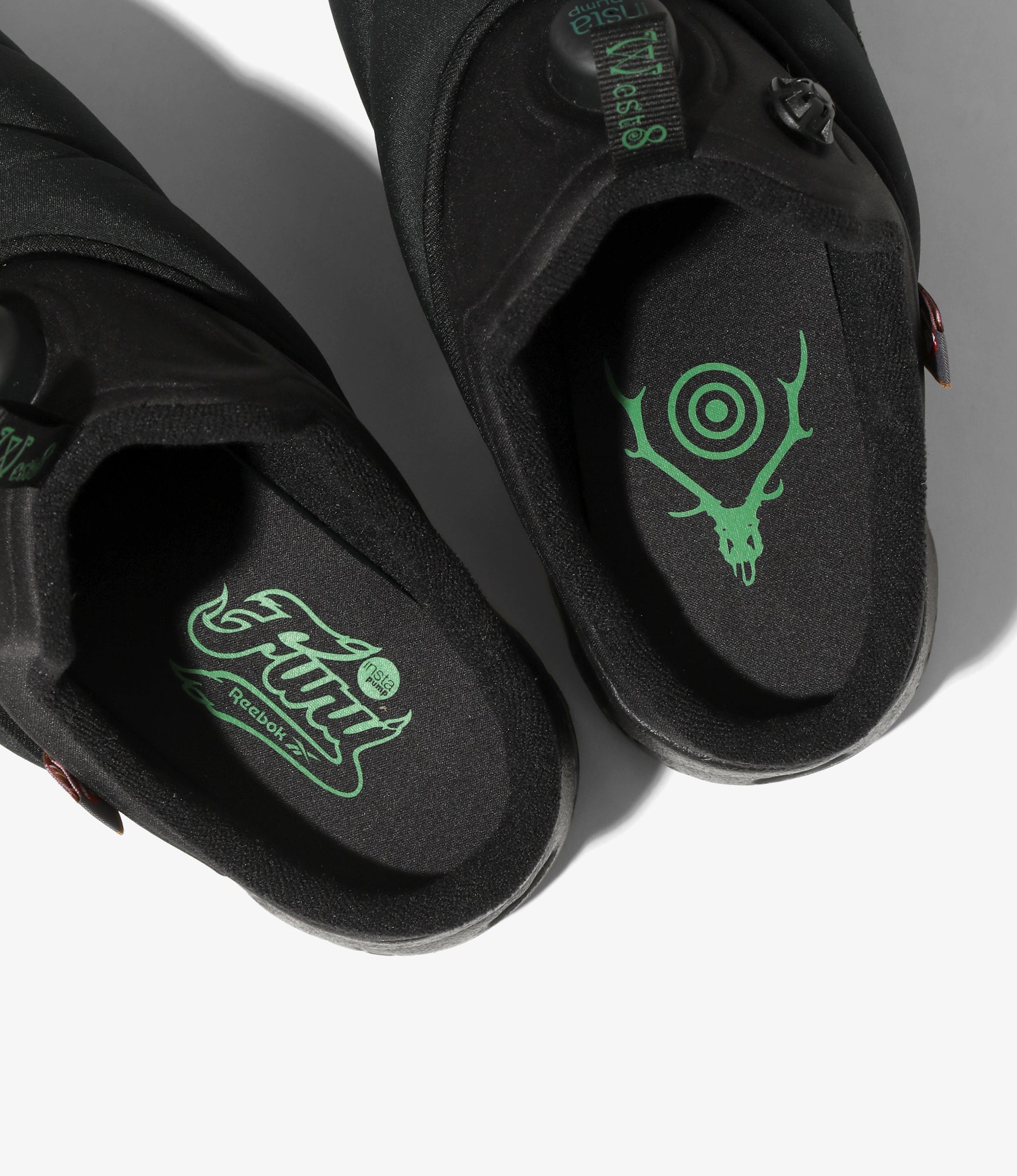 Instapump Fury Mule – Black/Green