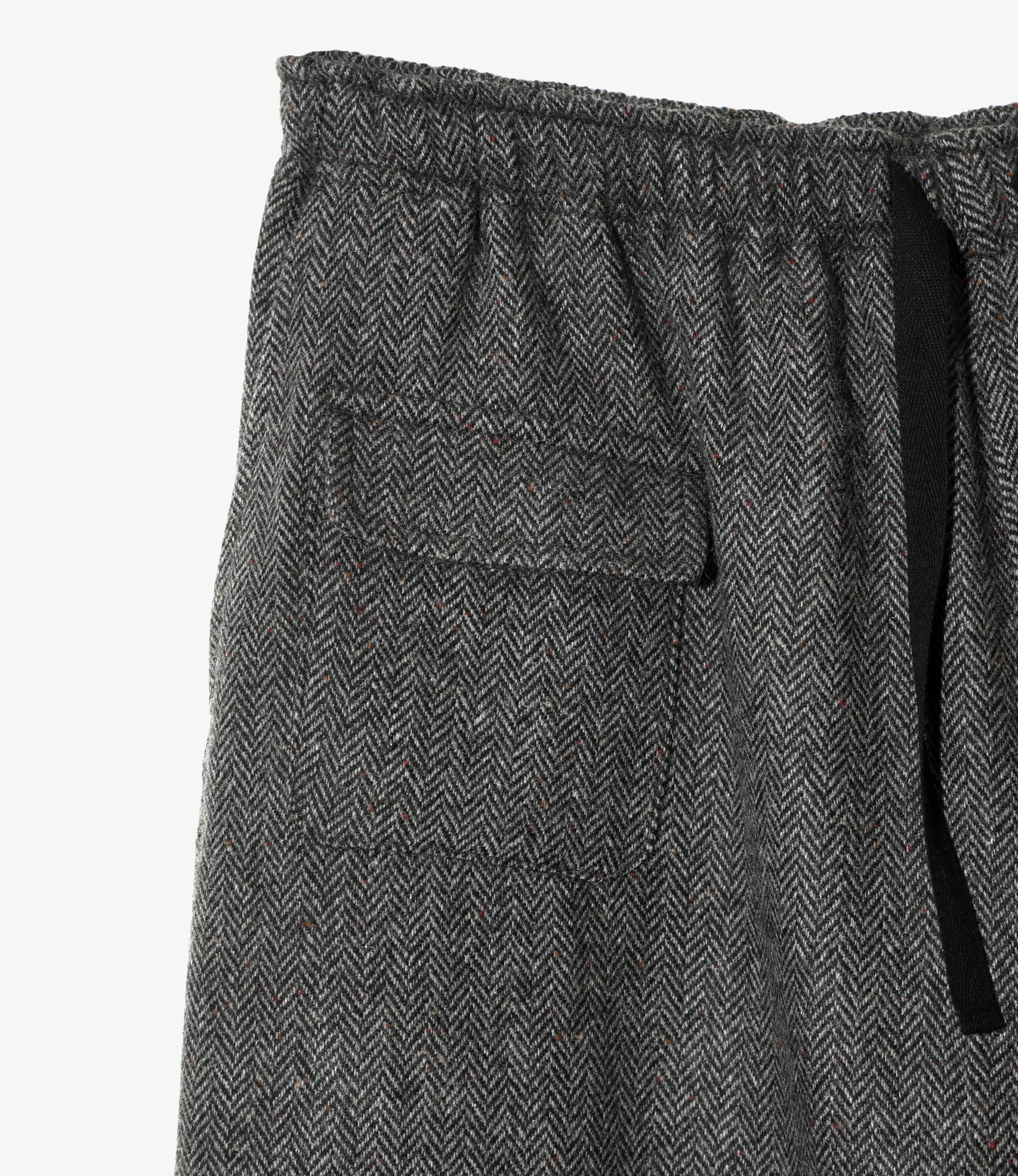 String Balloon Pant – Grey Nep Tweed