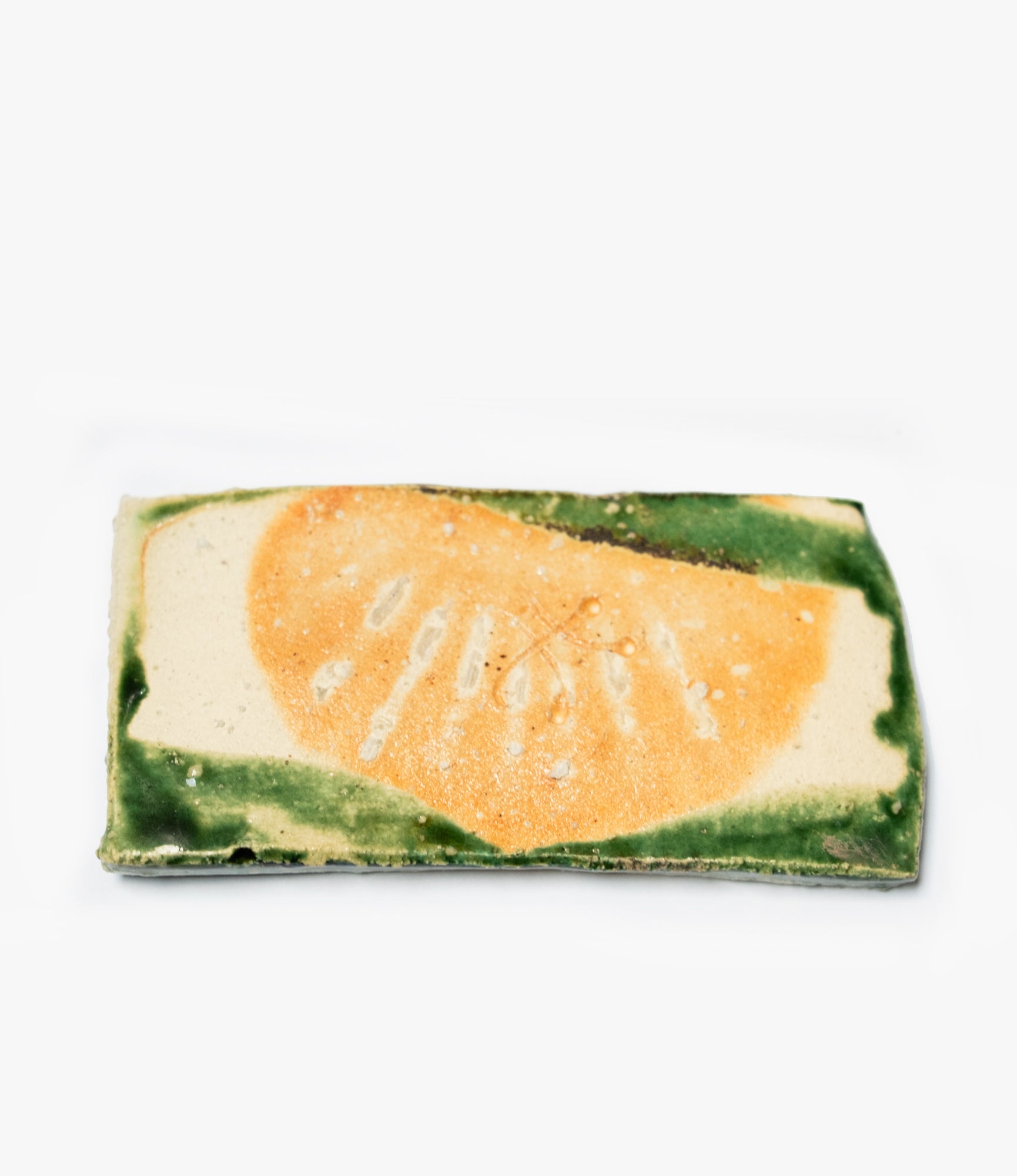 Oribeyaki Incense Tray