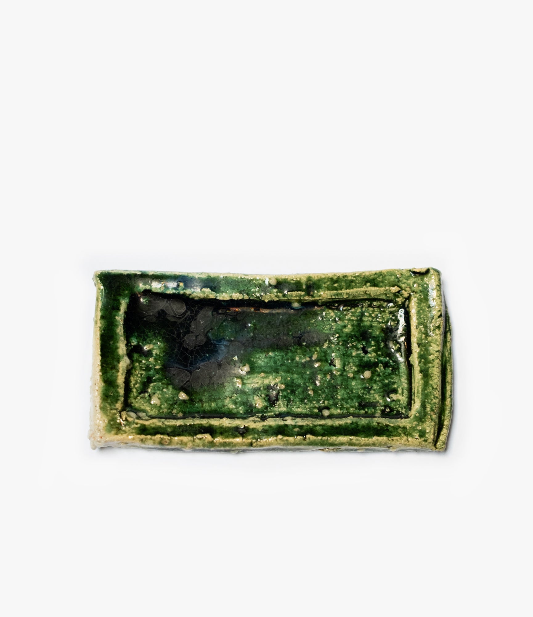 Oribeyaki Incense Tray