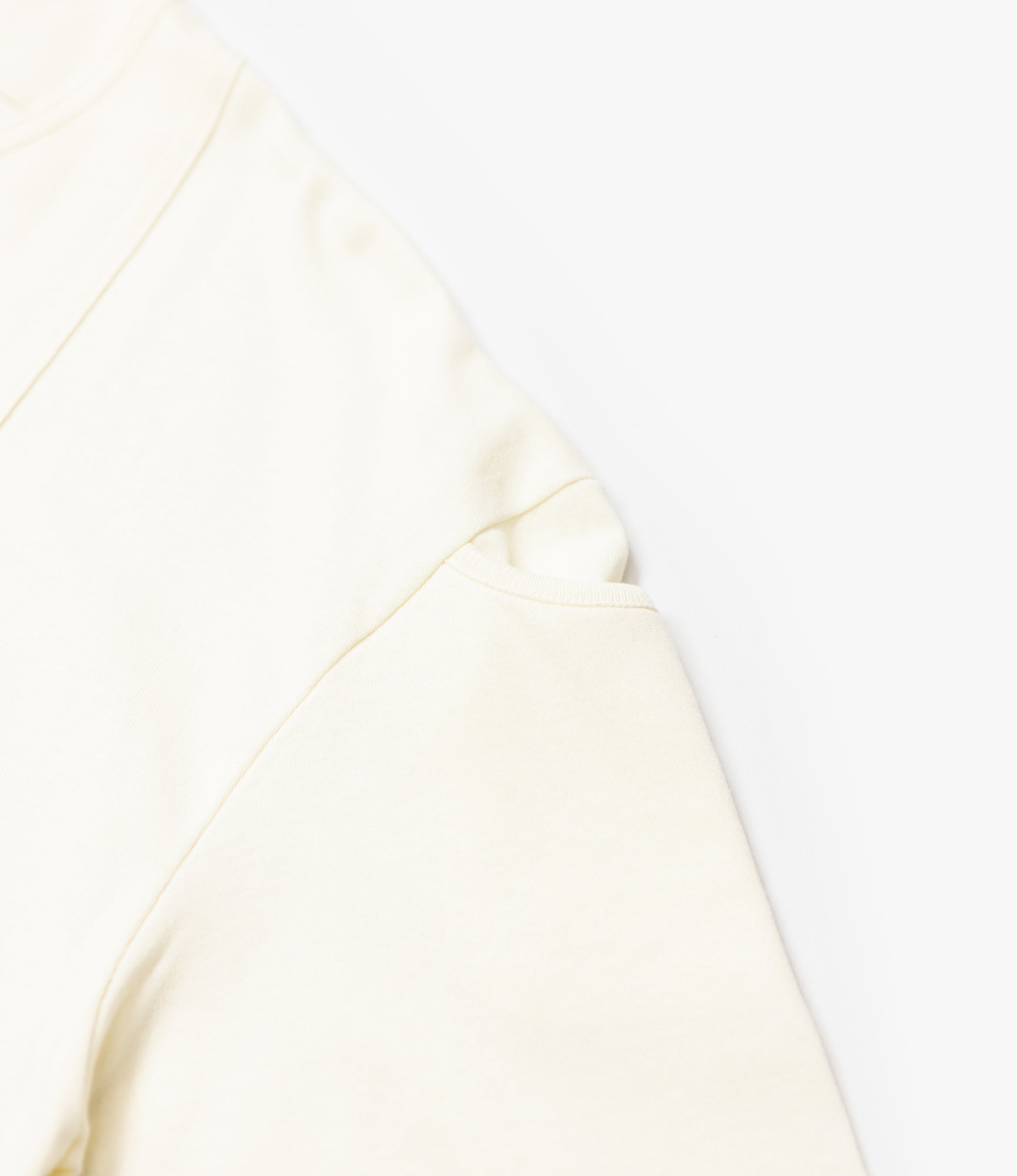 Fisherman Bib Neck Shirt – Off White