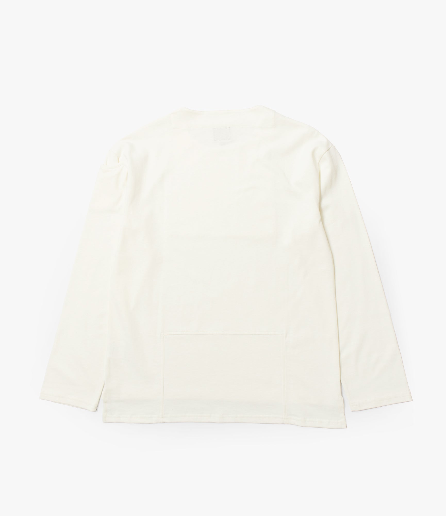 Fisherman Bib Neck Shirt – Off White