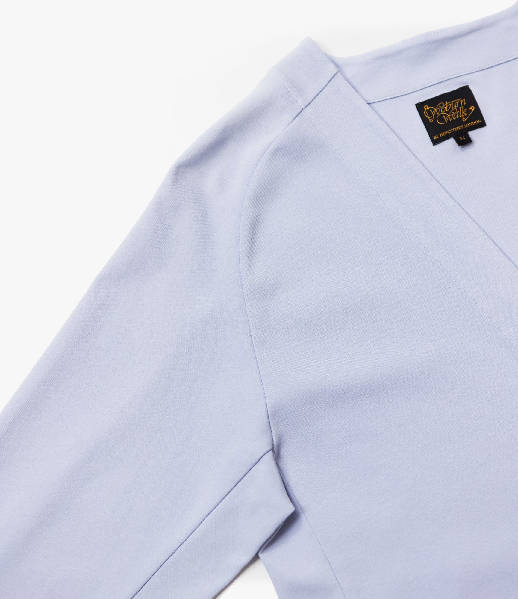 Fisherman Cardigan – Sky Blue Ponte Jersey