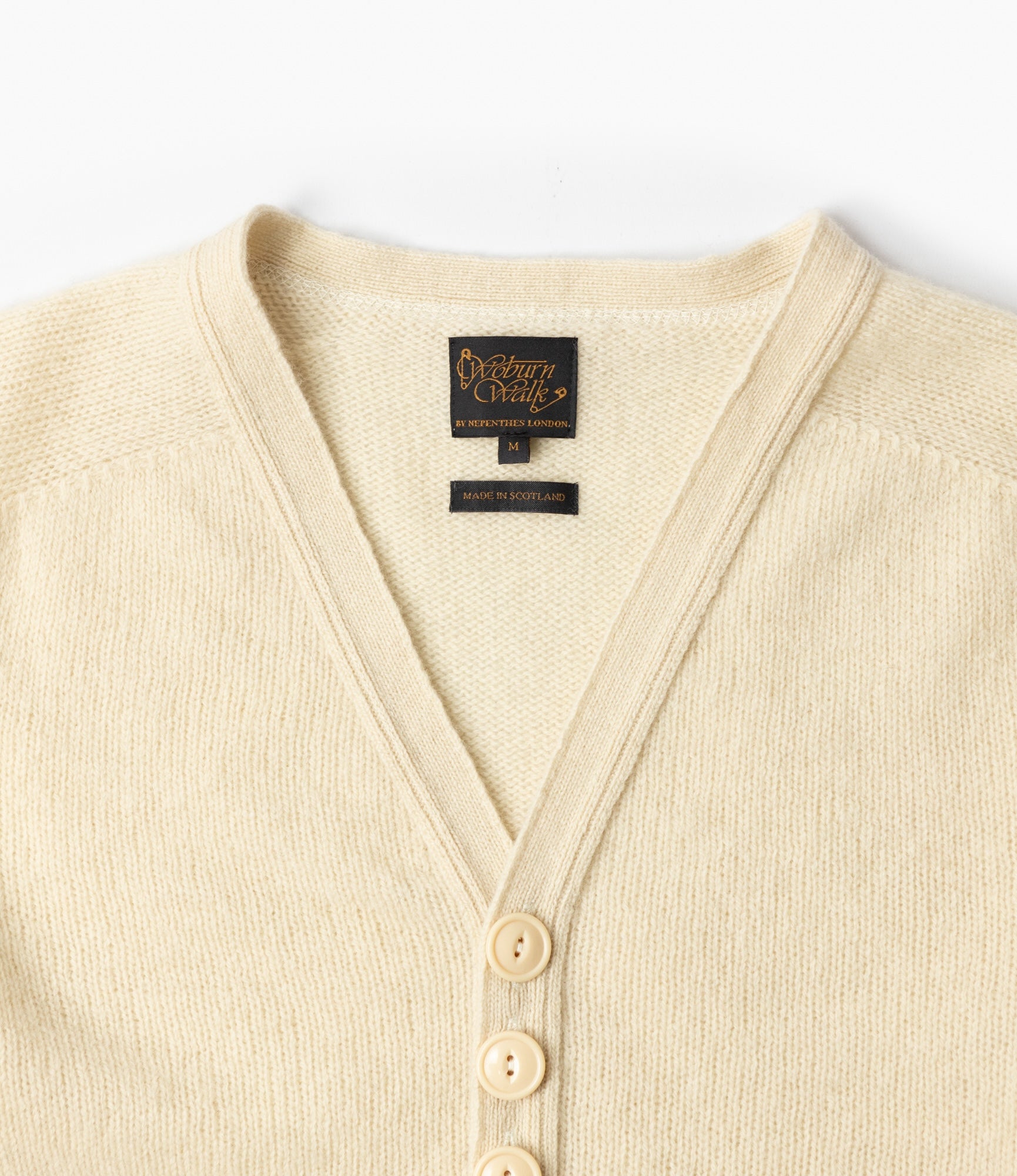 Fisherman Cardigan – Off-White Shetland Wool