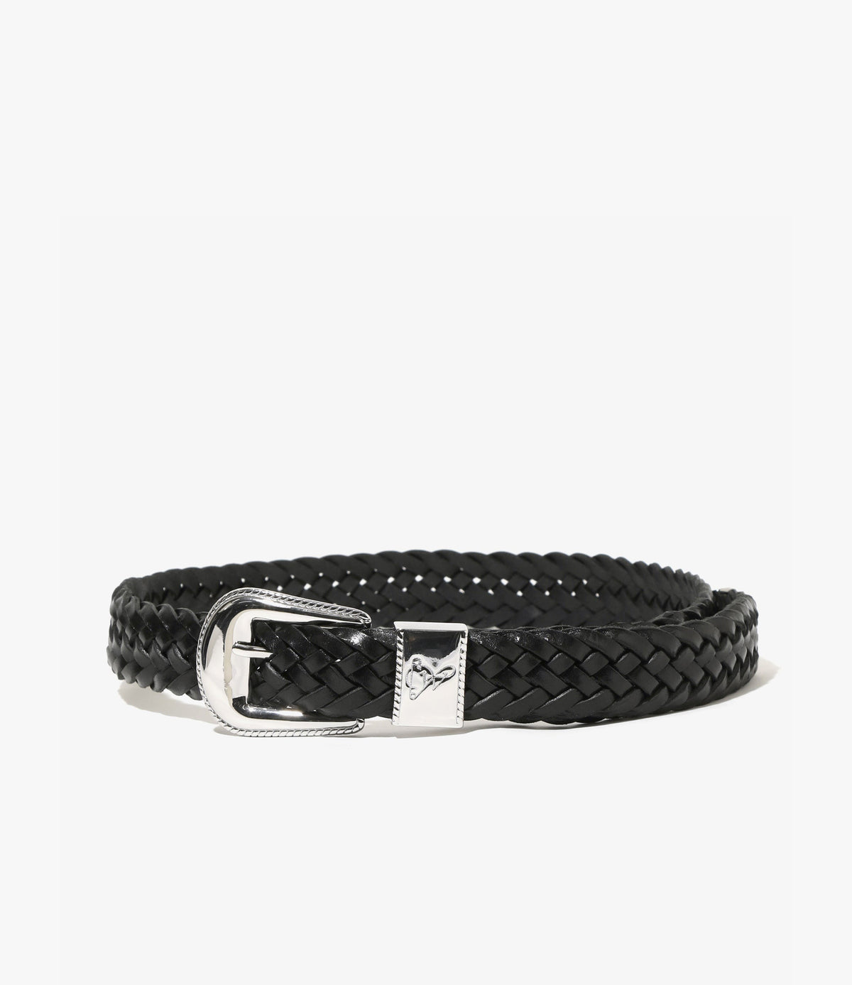 Wing Tip 6-Ply Belt – Black Leather | Woburn Walk | Nepenthes London