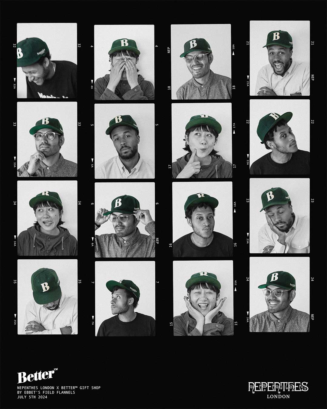 Baseball Cap – Bottle Green / Cream Wool
