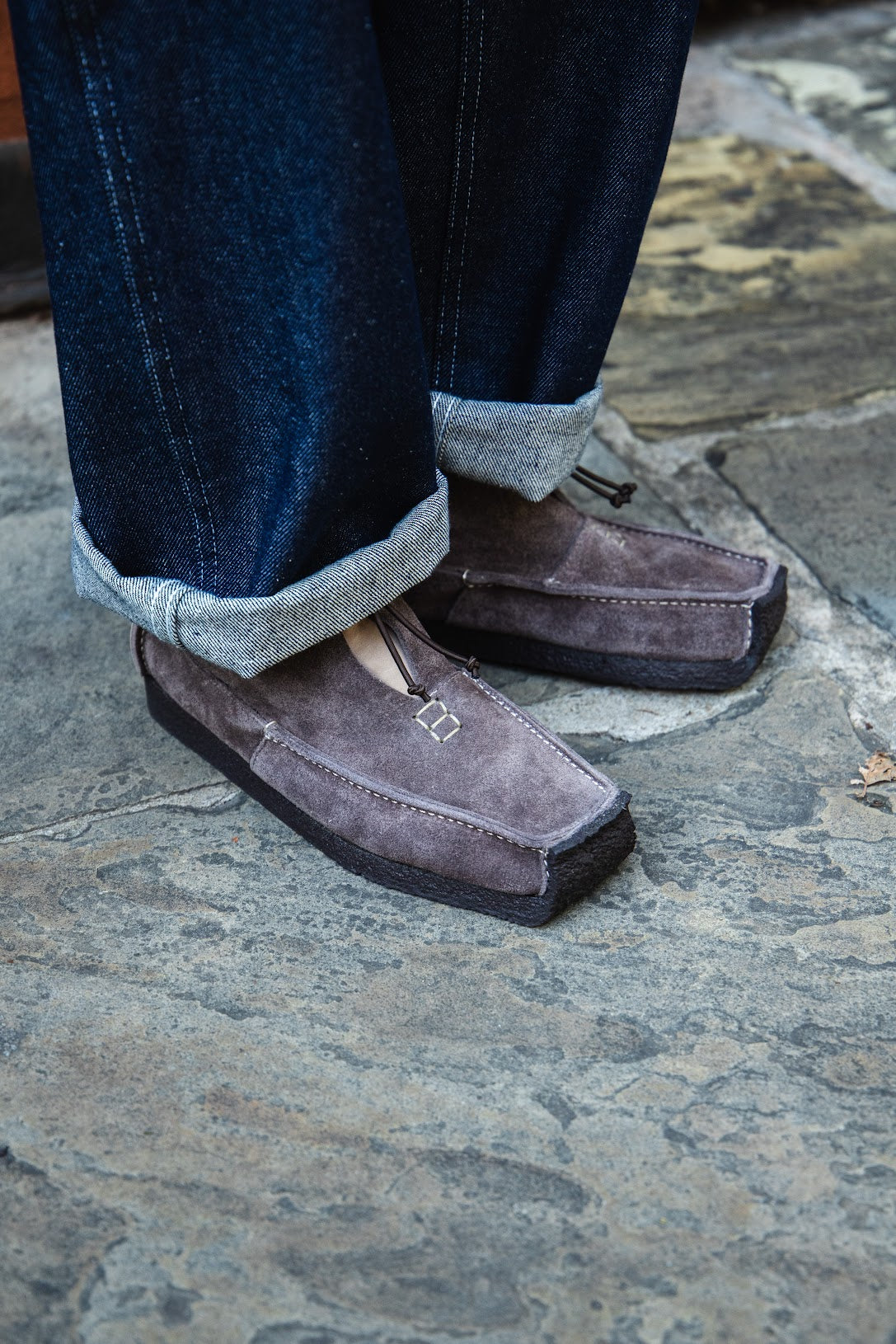 Woburn Walk QR Moccasin High / Suede - Oakwood – Woburn Walk – Nepenthes London