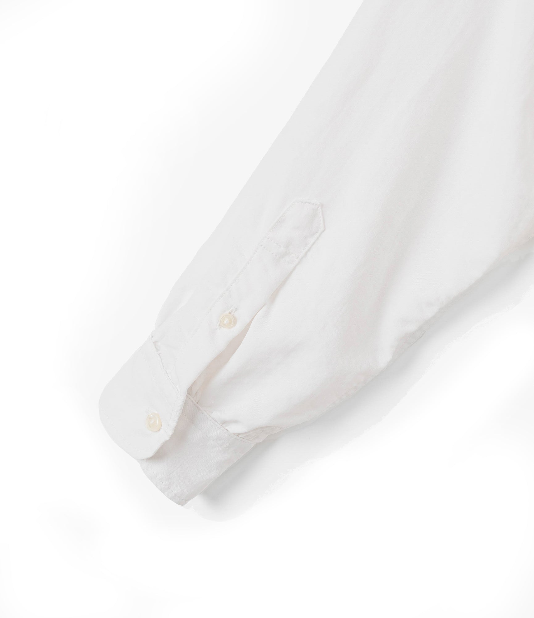 Button Down Dress – White 4-Ply Nylon Taslan