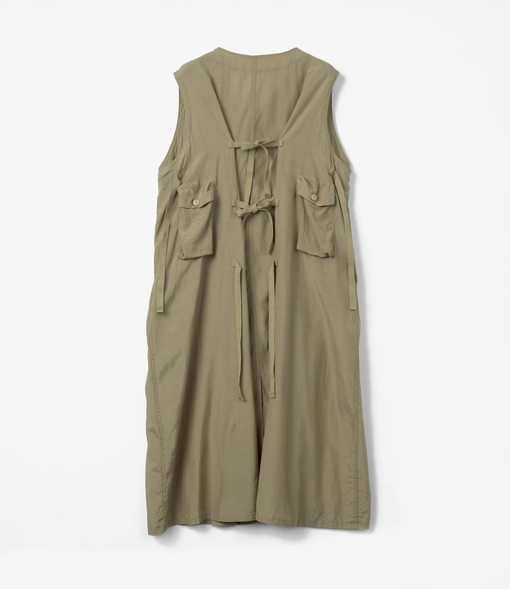 C-1 Dress – Khaki Sheer Cupro
