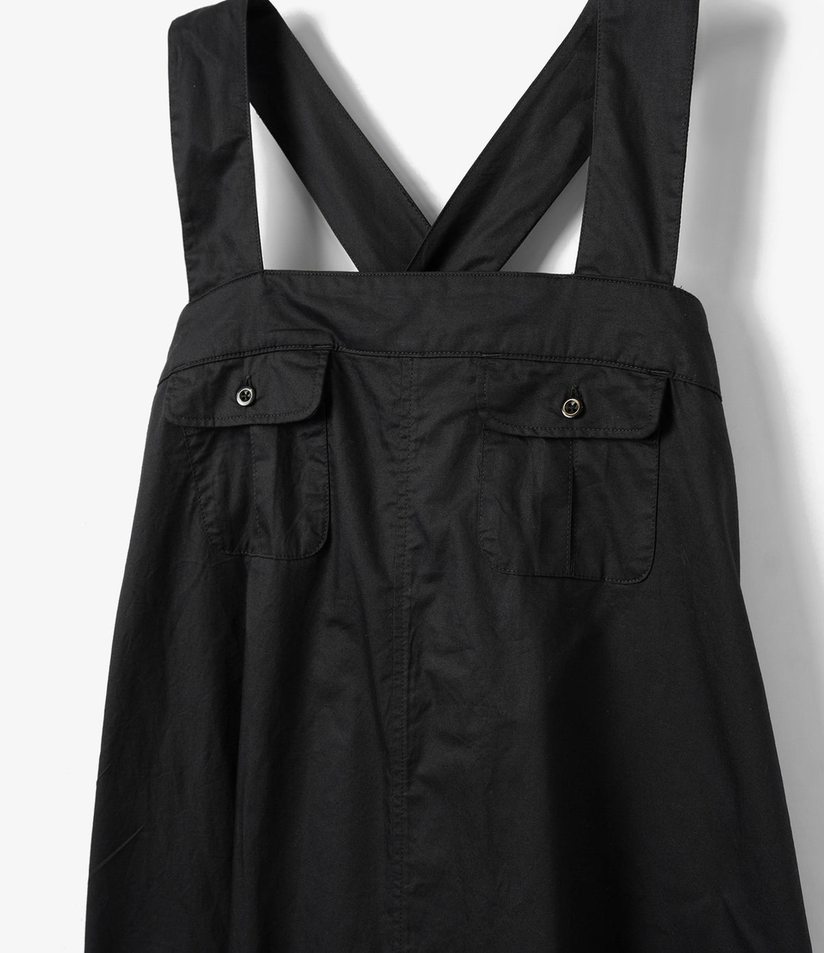 Cinch Dress  Black Nano Fineline Twill | tActi | Nepenthes London