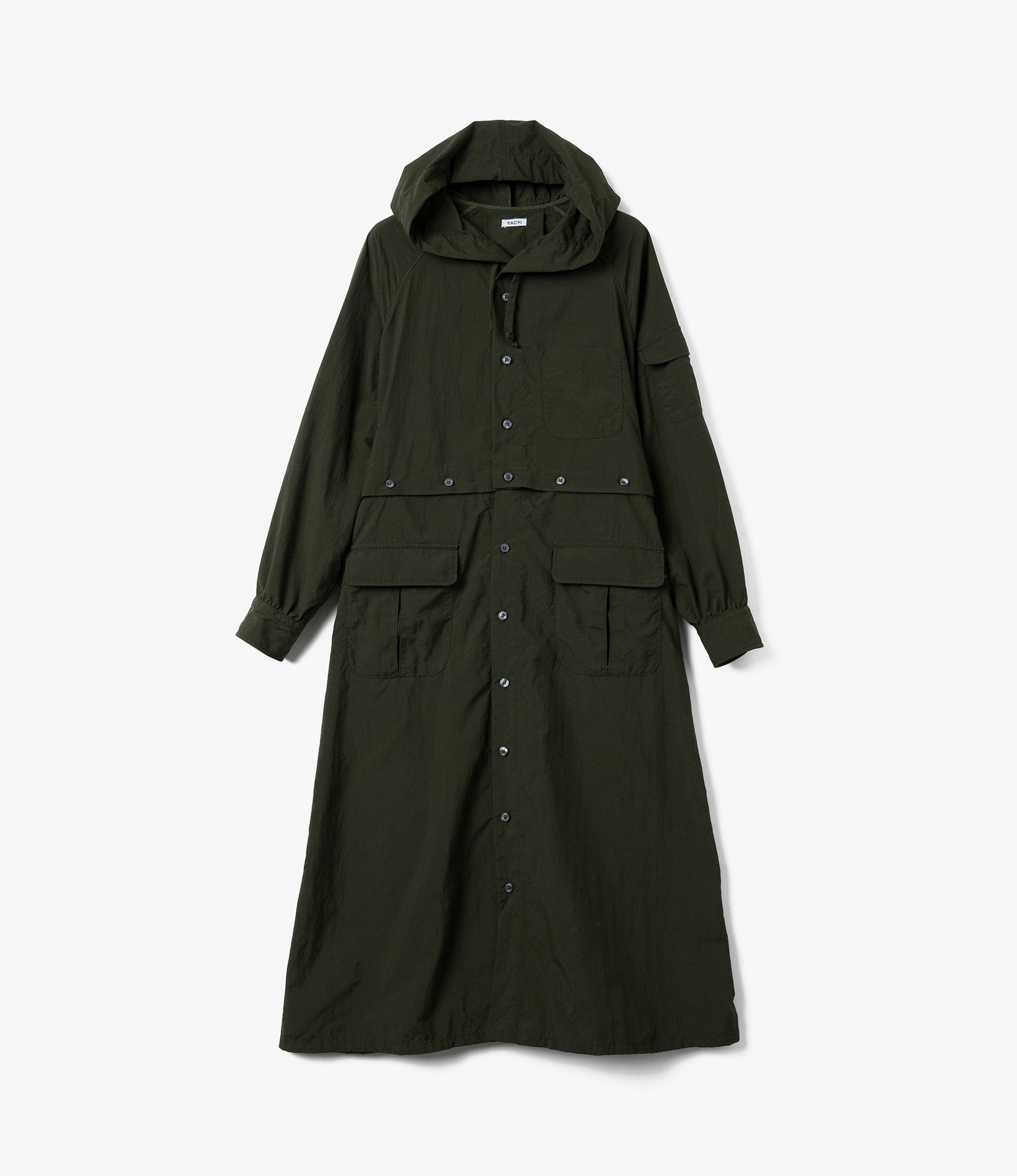Shifting Dress – Dark Olive Recycled Polyester