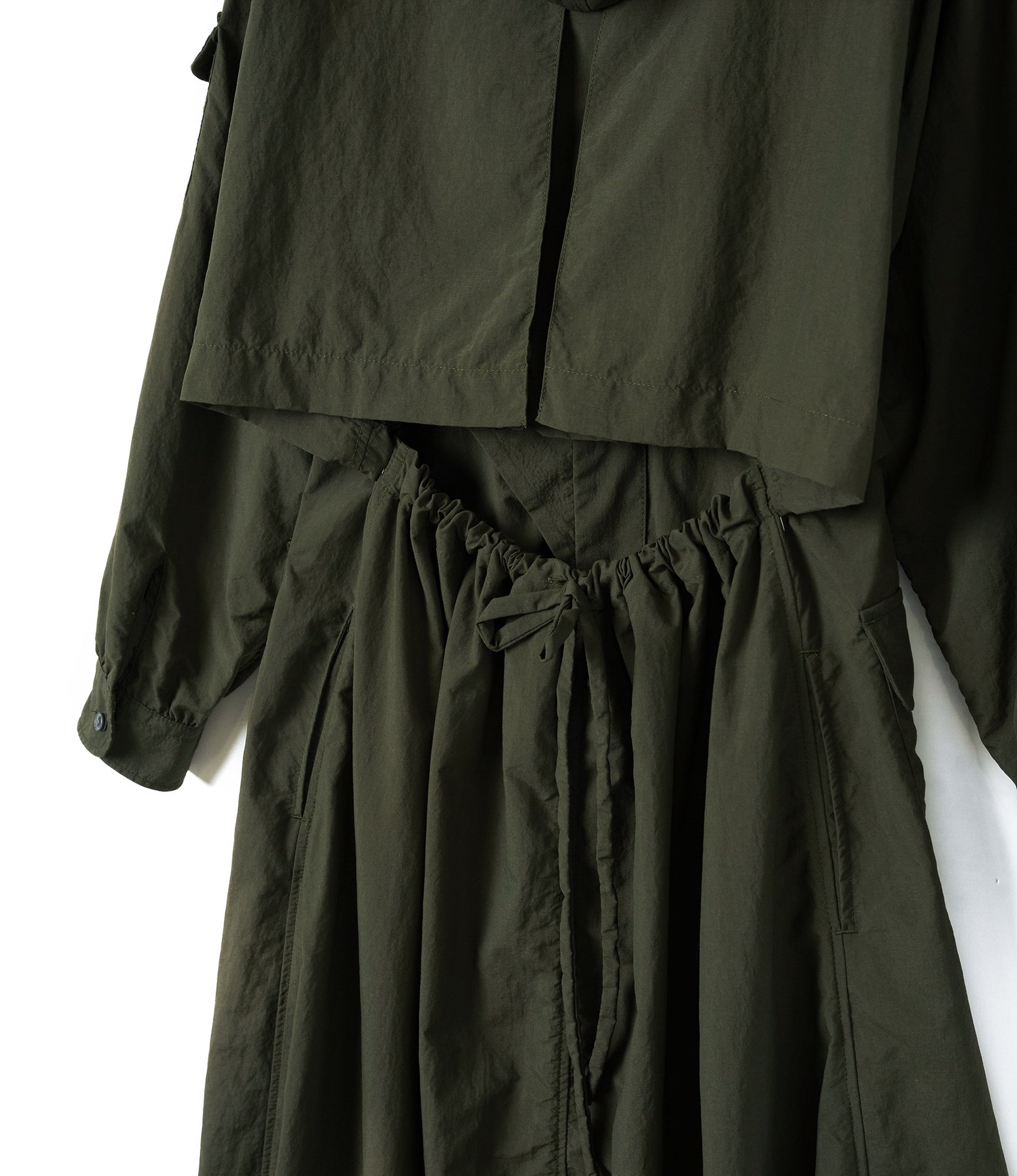 Shifting Dress – Dark Olive Recycled Polyester