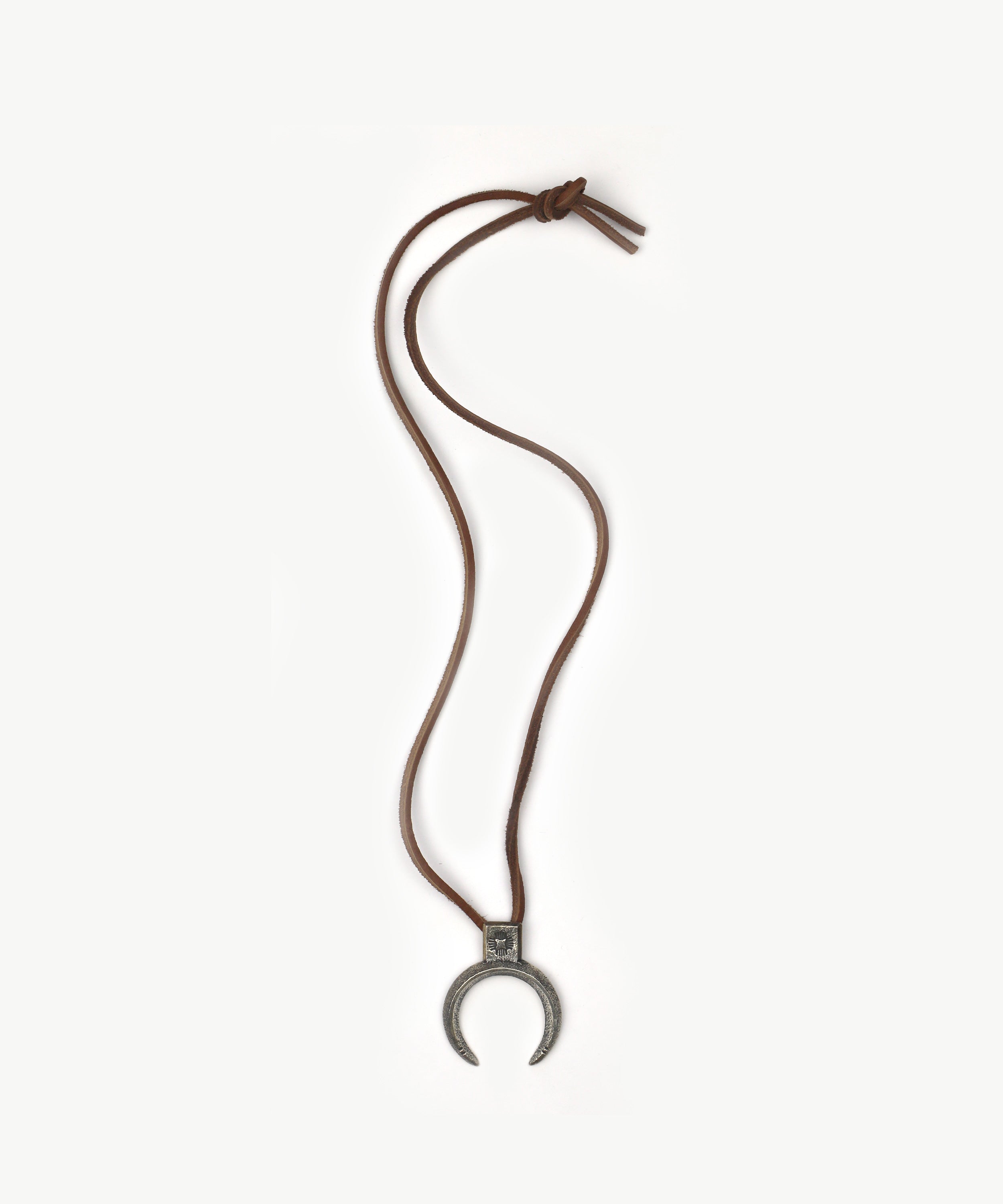 Lt BRN Leather Talisman Necklace Single – NEPENTHES – Nepenthes London